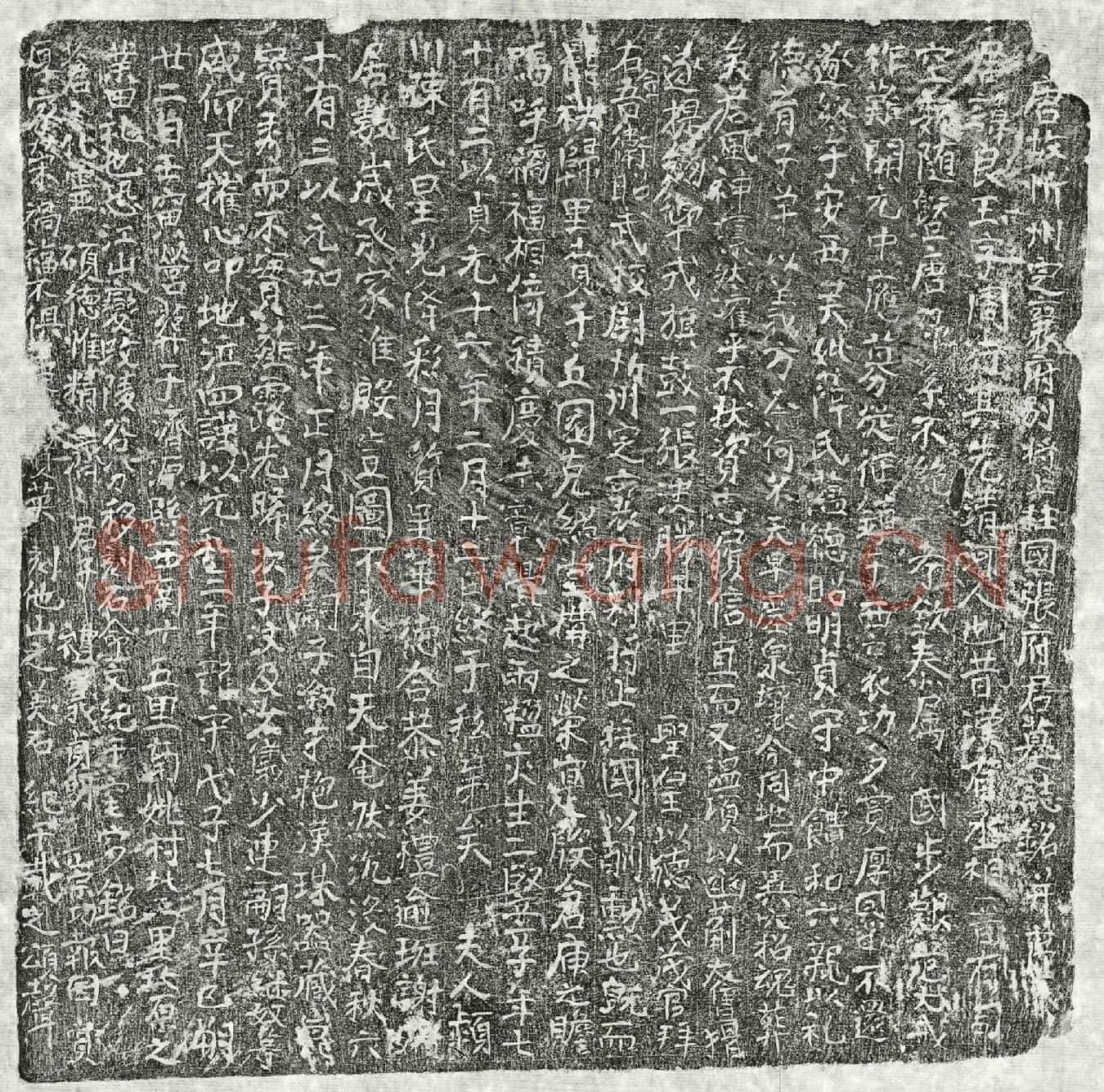 唐张良玉墓誌(唐故忻州定襄府别将上柱国张府君墓誌铭并序)