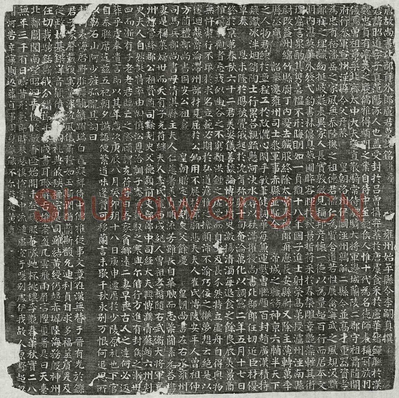 唐卢昭道墓誌(唐故尚书比部员外郎卢君墓誌铭并序)