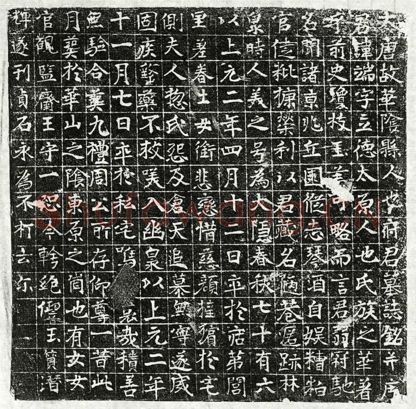 唐也端墓誌(大唐故华阴县人也府君墓誌铭并序)