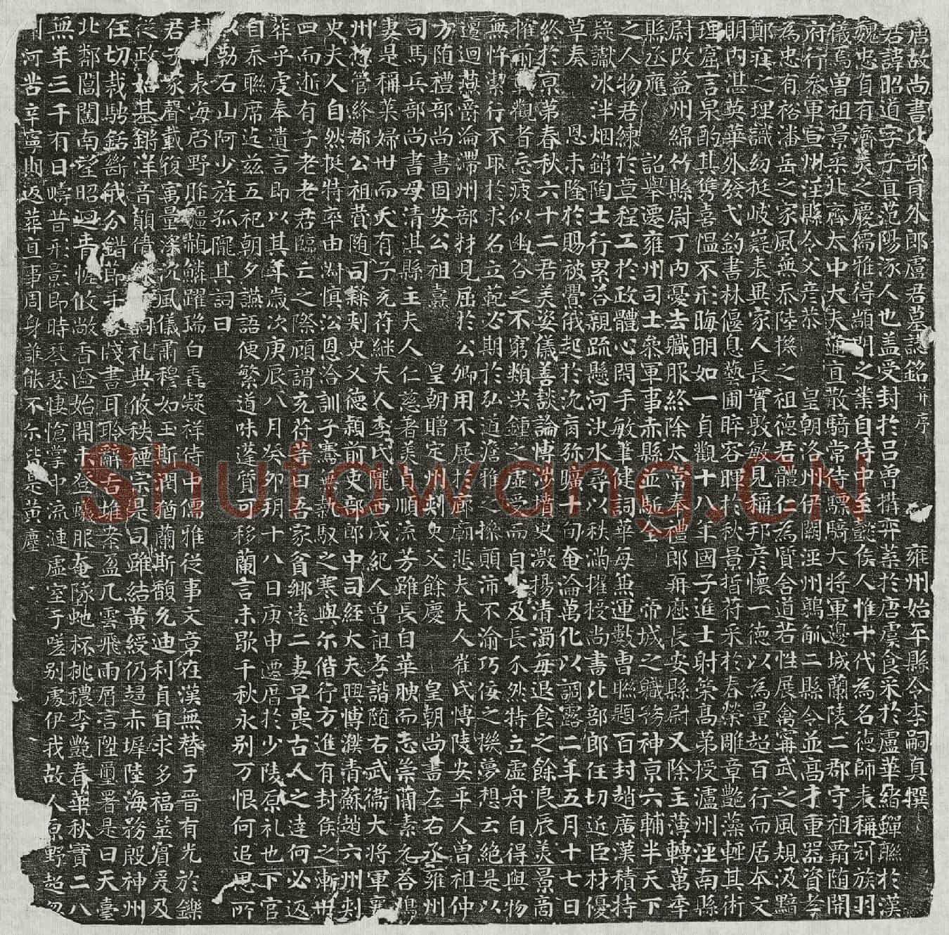 唐卢昭道墓誌(唐故尚书比部员外郎卢君墓誌铭并序)