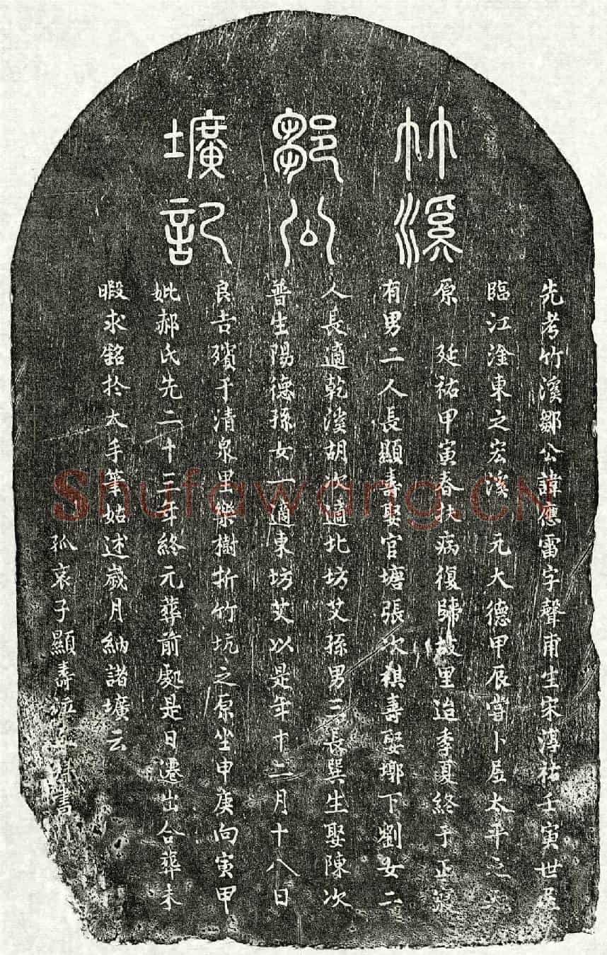 元邹应雷墓誌