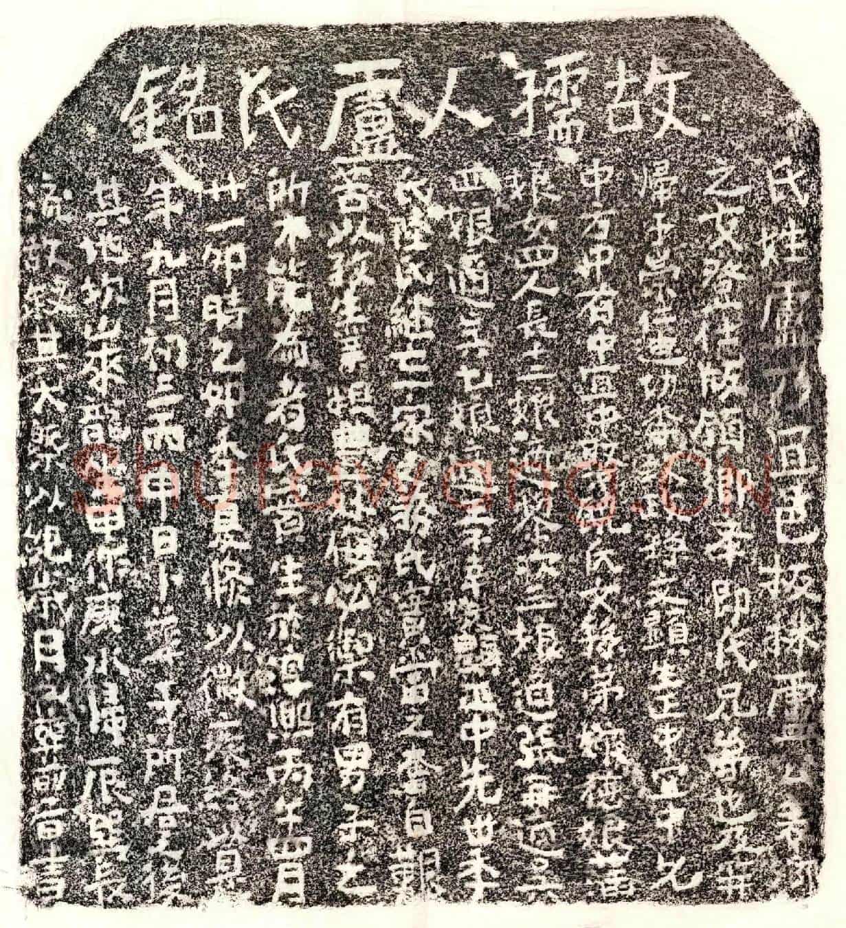 南宋李文显妻卢氏墓誌