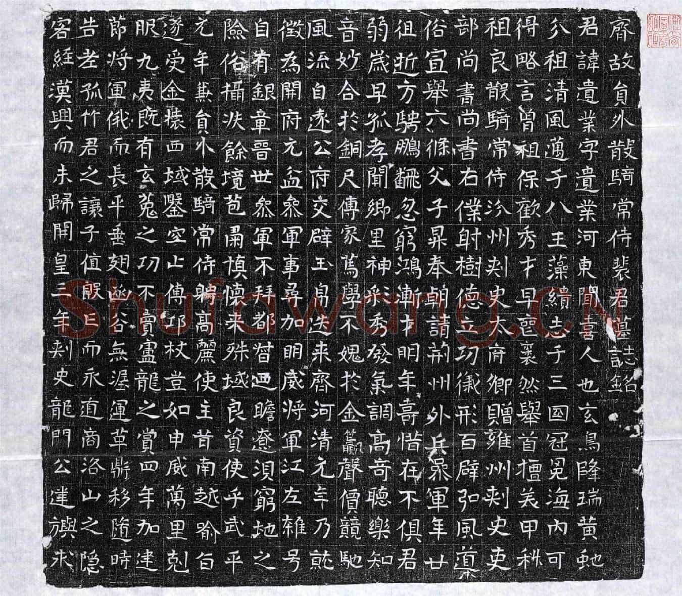 隋裴遗业墓誌(齐故员外散骑常侍裴君墓誌铭)