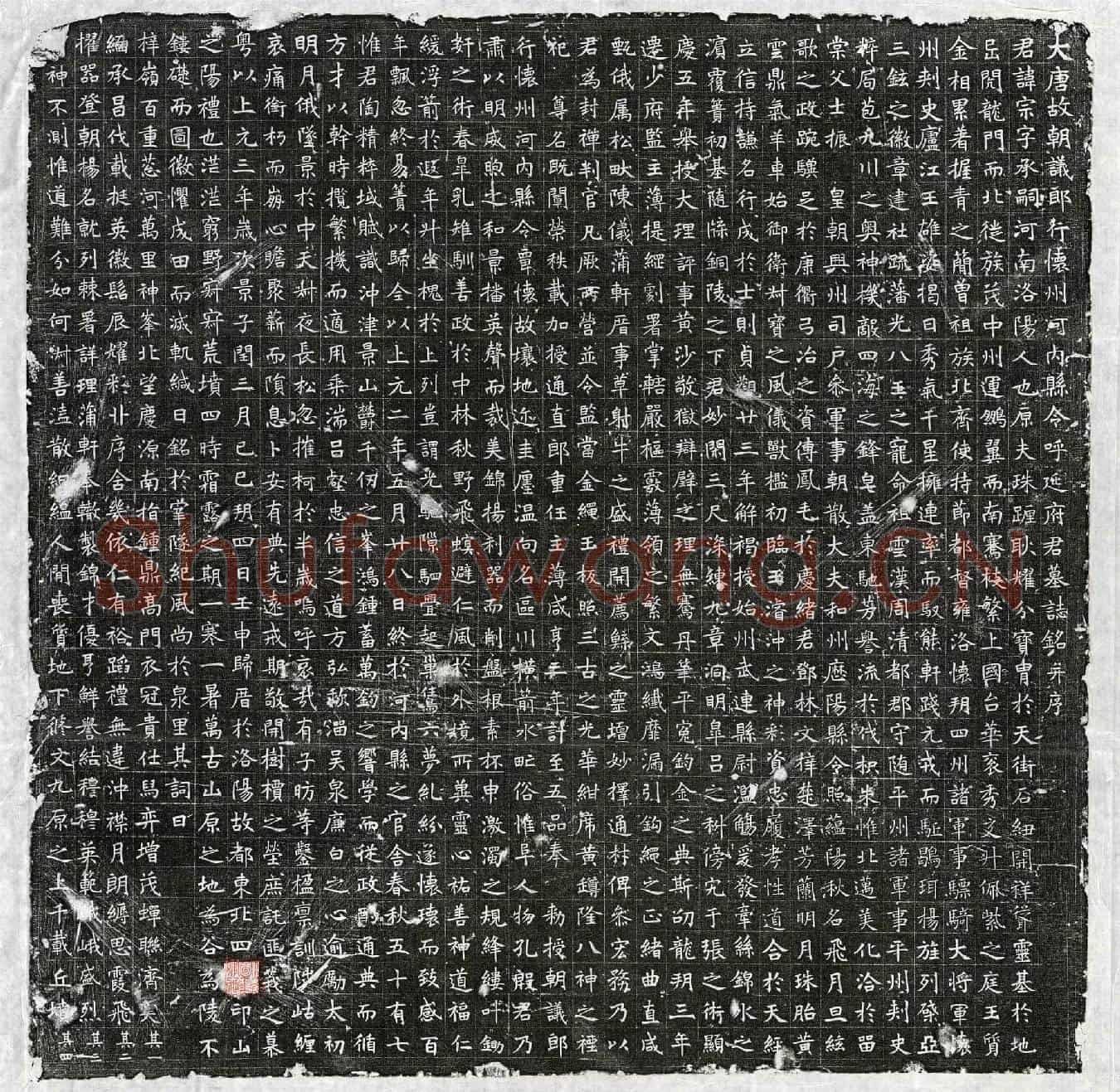 唐呼延宗墓誌(大唐故朝议郎行怀州河内县令呼延府君墓誌铭并序)