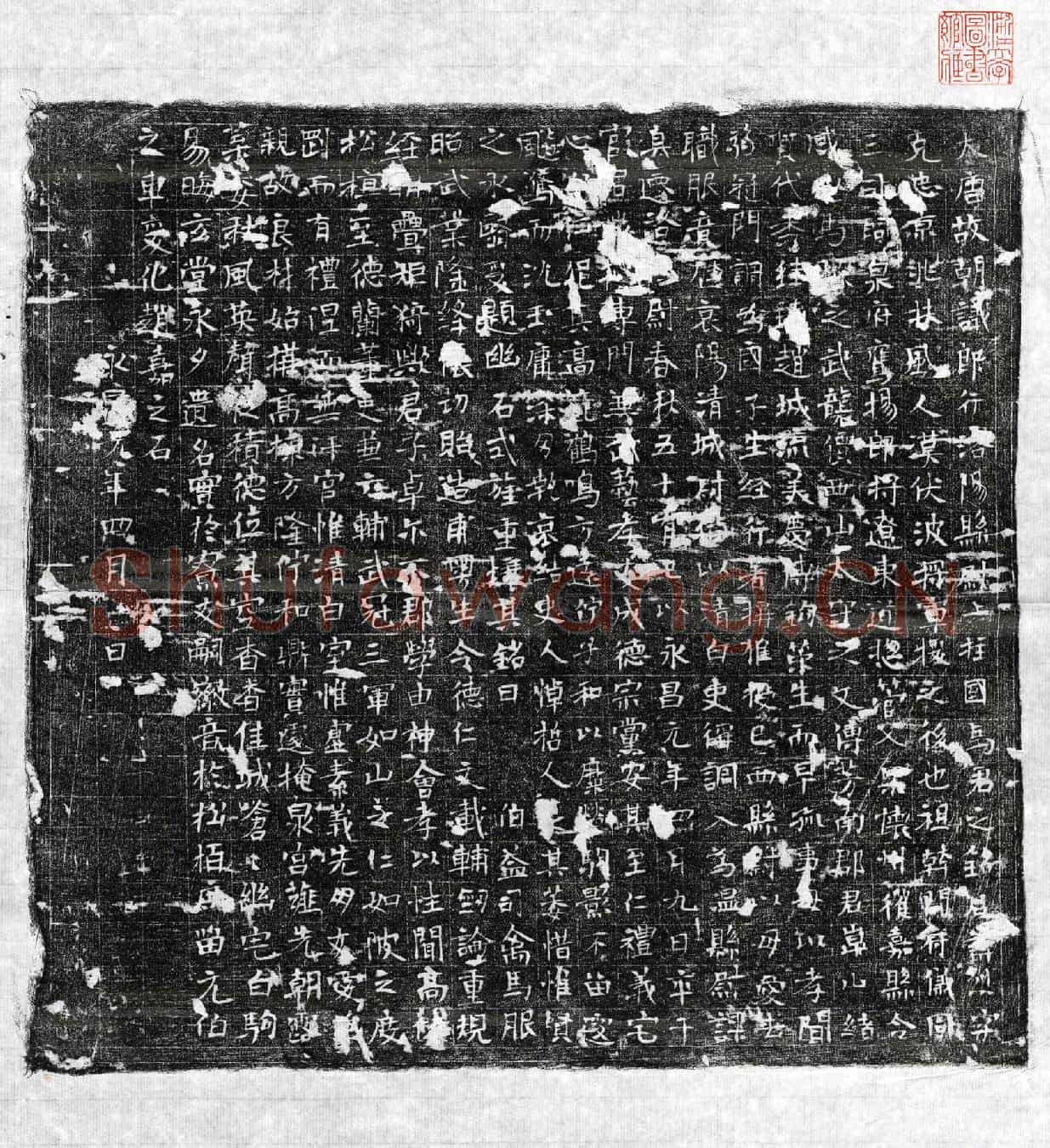唐马克忠墓誌(大唐故朝议郎行洛阳县尉上柱国马君之铭)