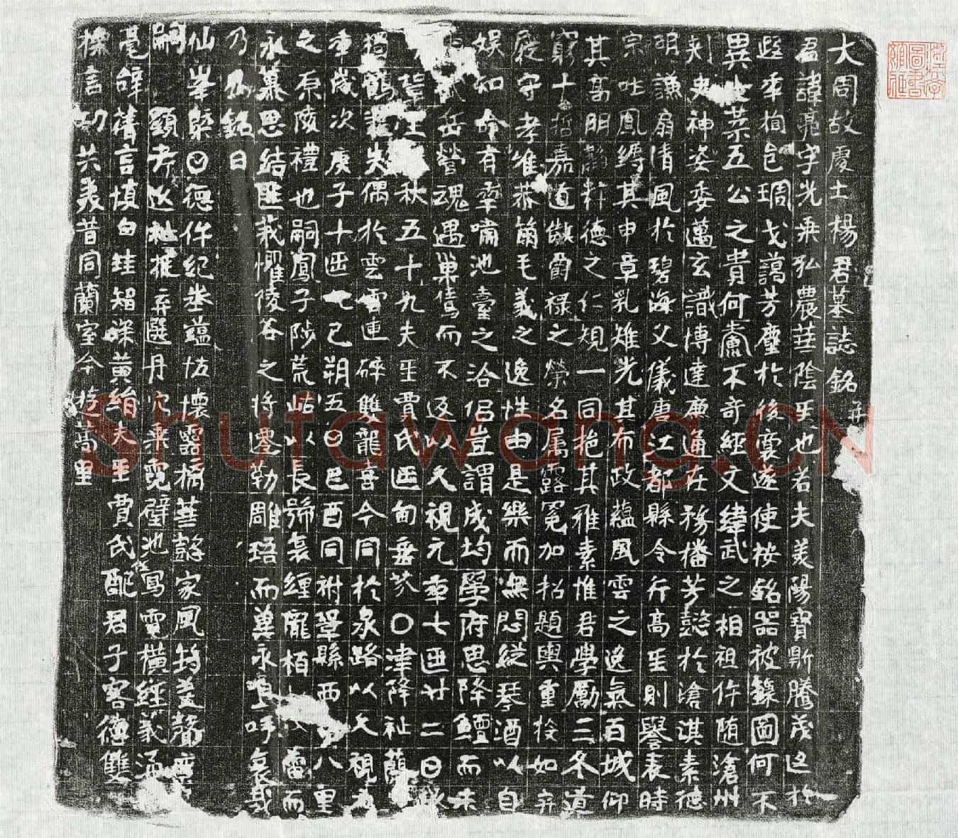 唐杨亮墓誌(大周故处士杨君墓誌铭并□)