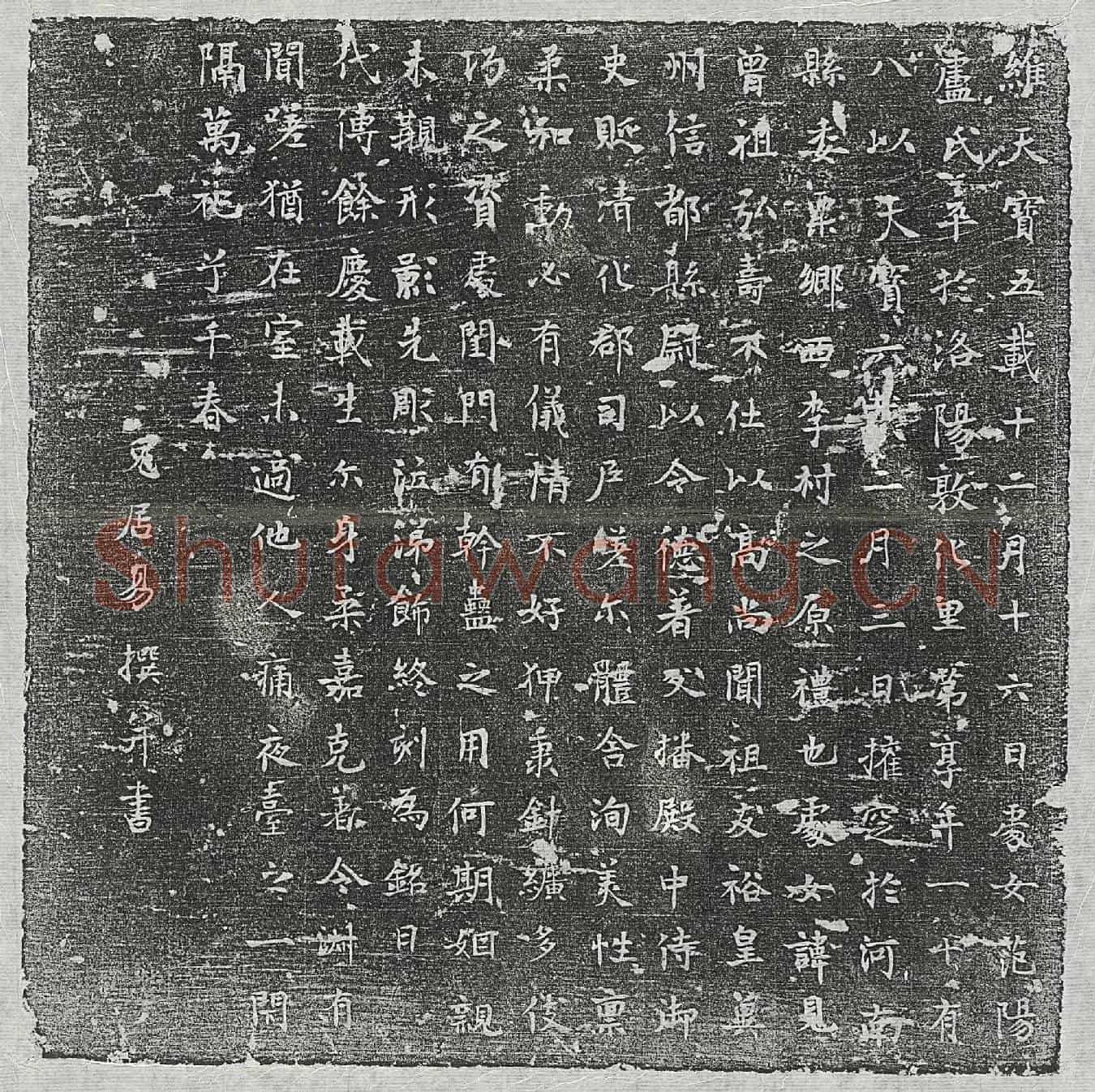 唐卢见墓誌