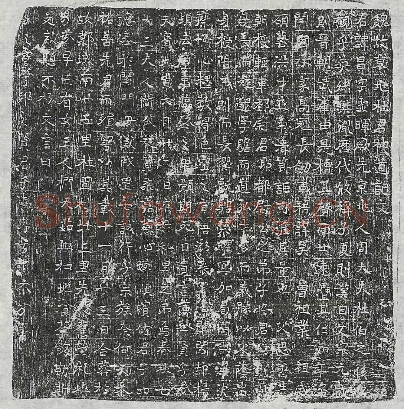唐杜昌墓誌(魏故京兆杜君神道记文)