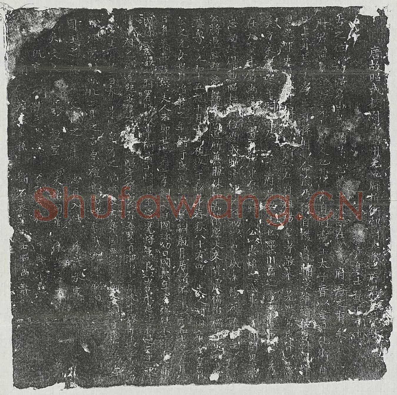 唐王君墓誌(唐故昭武校尉守潞州无恤府折冲都尉太原王府君墓誌铭并叙)