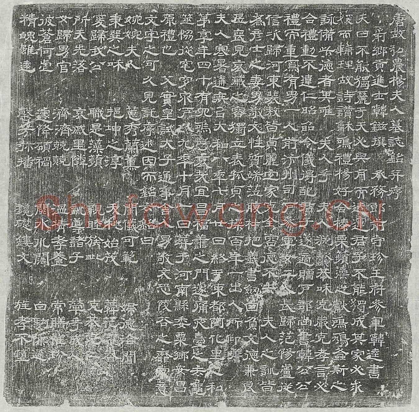唐韩君妻杨氏墓誌(唐故弘农杨夫人墓誌铭并序)