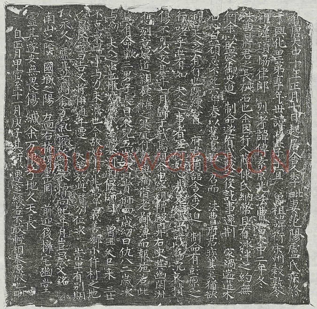 唐李毗妻卢子宜墓誌