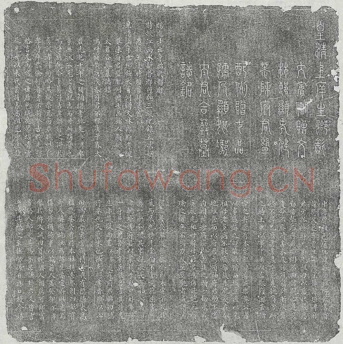 清陈乾及妻冯氏墓誌(皇清上庠生乡饮大宾例赠文林郎显考健菴陈府君暨配例赠七品孺人显妣冯太君合葬墓誌铭)