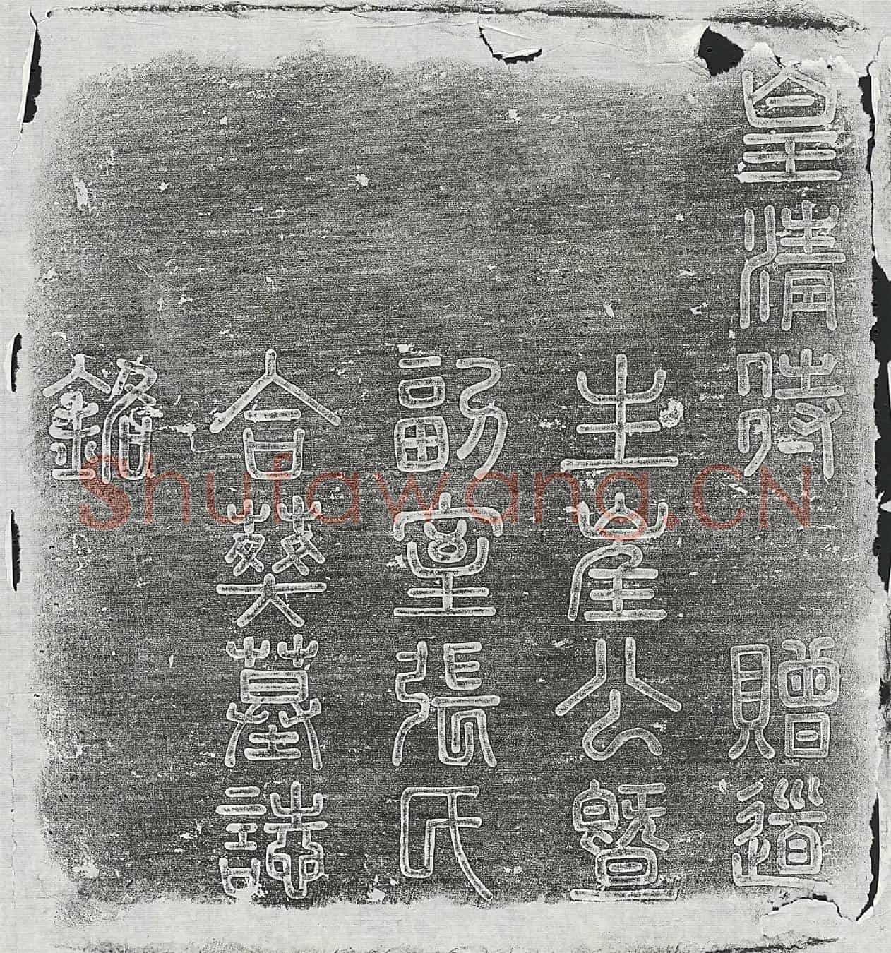 清崔业畅、崔业畅妻张氏墓誌(【皇】清待赠道生崔公暨副室张氏合葬墓誌铭)