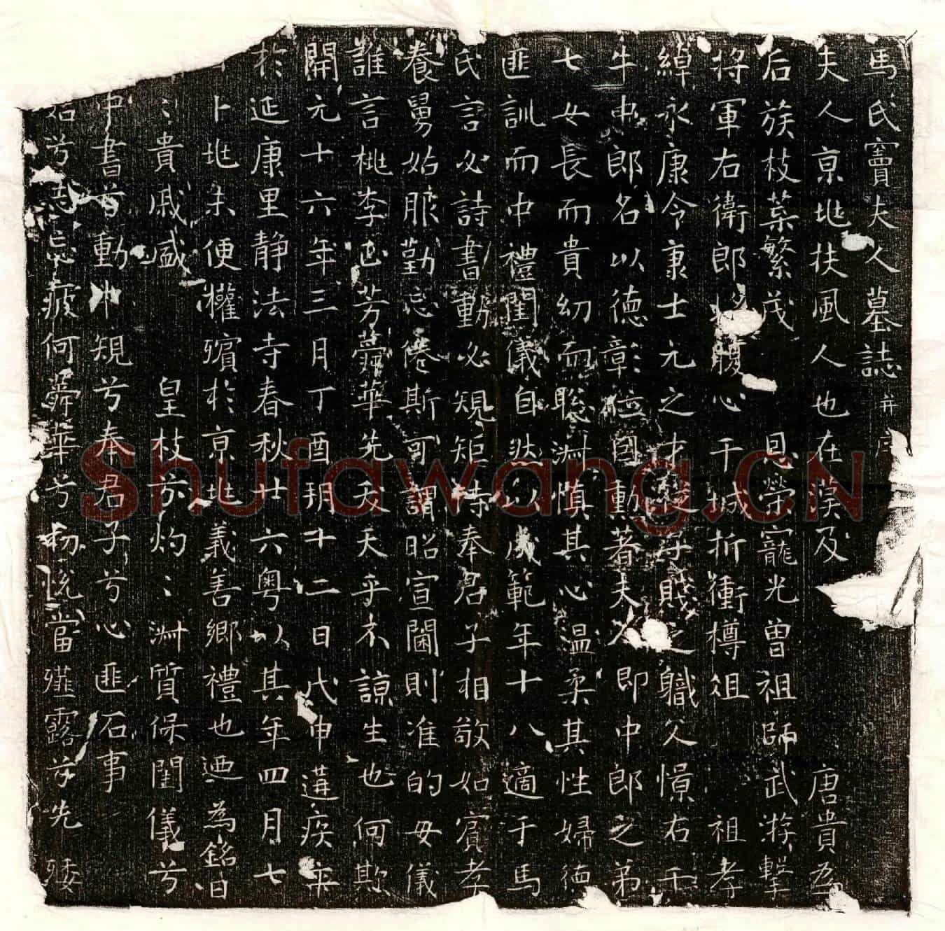 唐马君妻窦氏墓誌(马氏窦夫人墓誌并序)