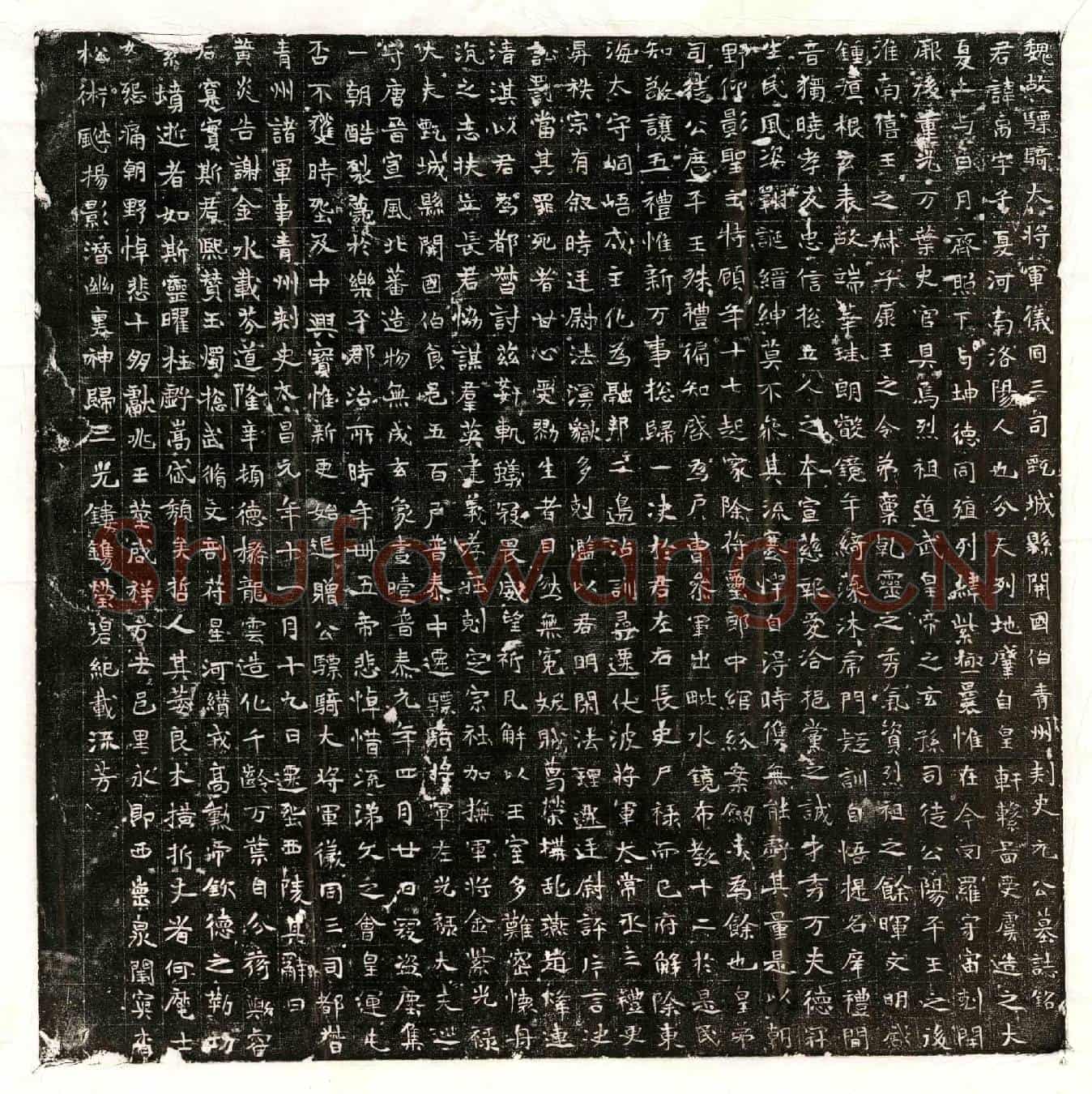北朝元禹墓誌(魏故骠骑大将军仪同三司甄城县开国伯青州刺史元公墓誌铭)