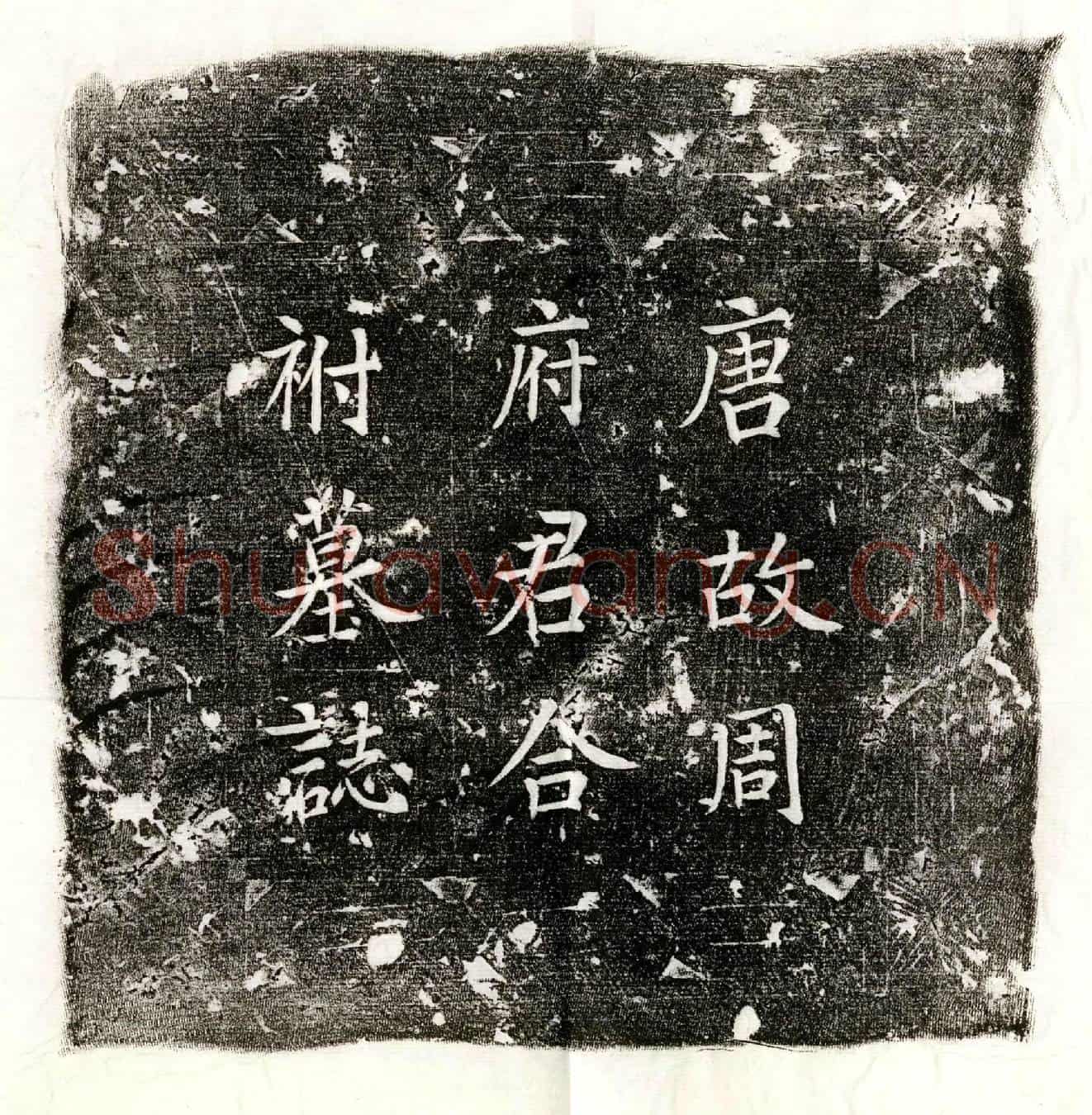 唐周广；周广妻戎氏墓誌(大唐故汝南郡周府君夫人戎氏合祔誌铭并序)