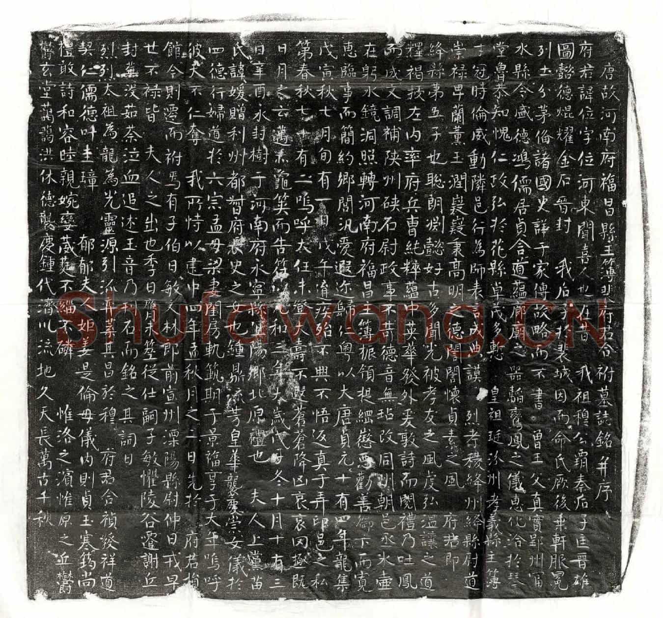 唐裴位、裴位妻苗媛墓誌(唐故河南府福昌县主簿裴府君合祔墓誌铭并序)