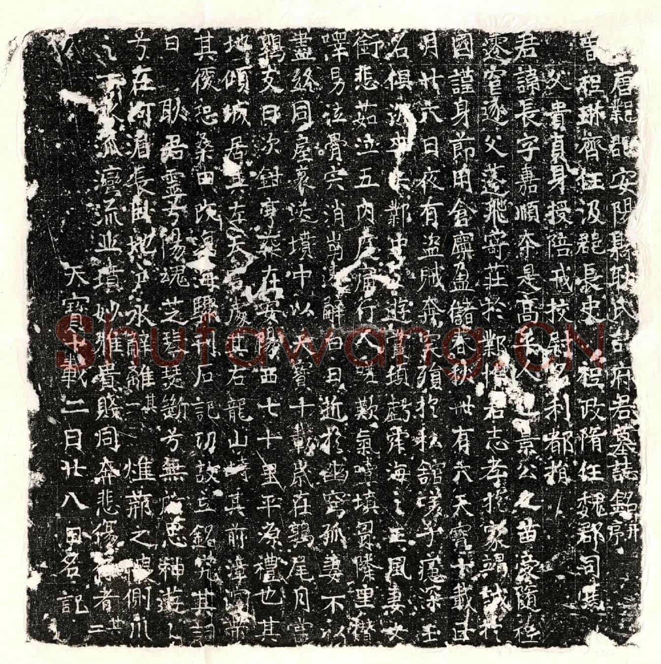 唐耿长墓誌(□唐邺郡安阳县耿氏故府君墓誌铭并序)