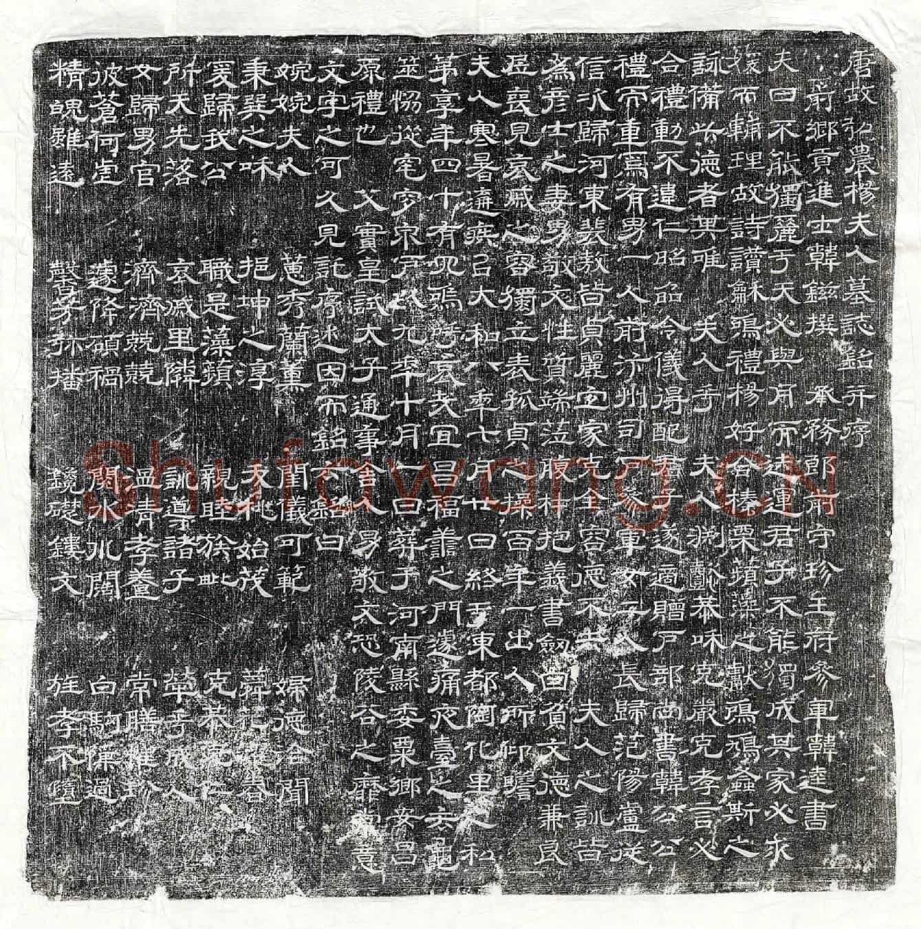 唐韩君妻杨氏墓誌(唐故弘农杨夫人墓誌铭并序)
