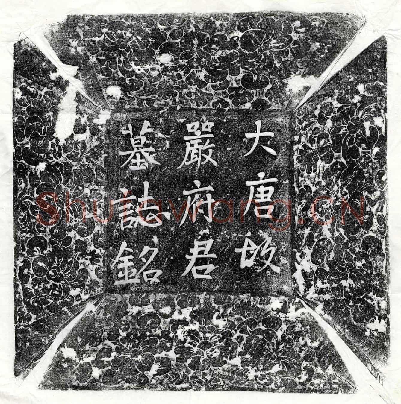 唐严观墓誌(唐故大理评事严府君墓誌)