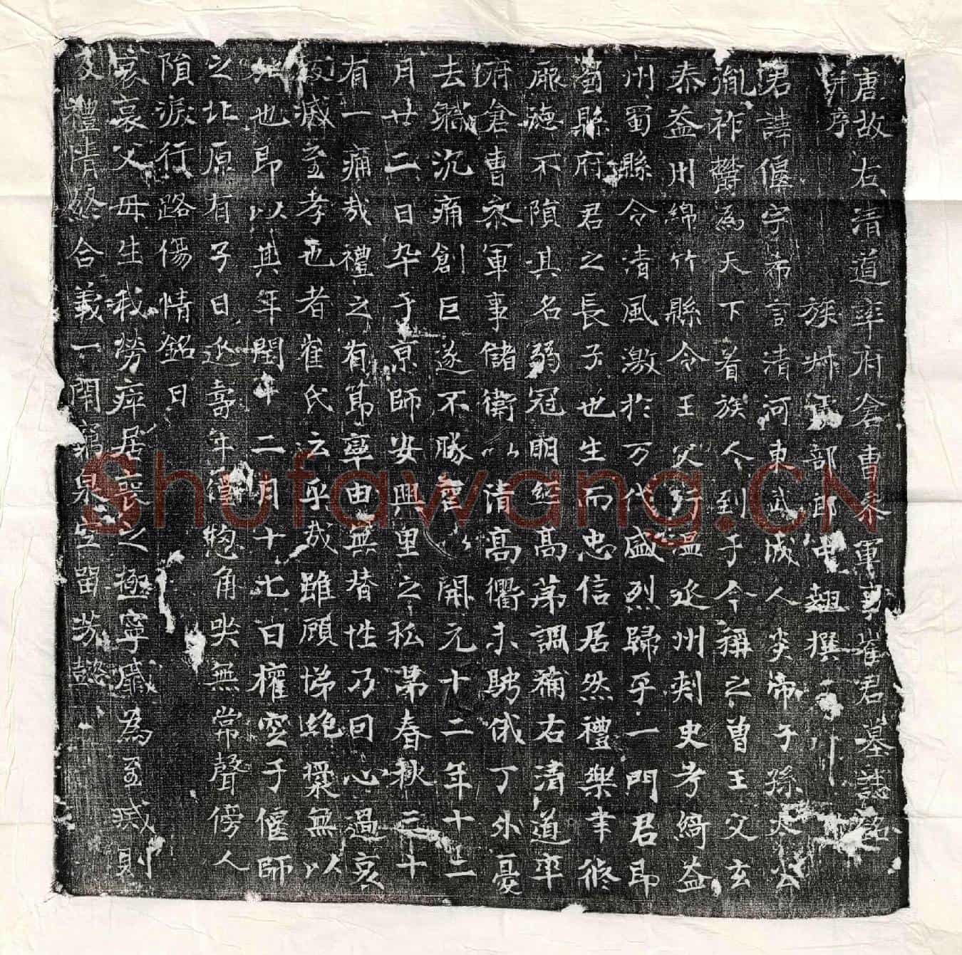 唐崔偃墓誌(唐故右清道率府仓曹参军事崔君墓誌铭并序)