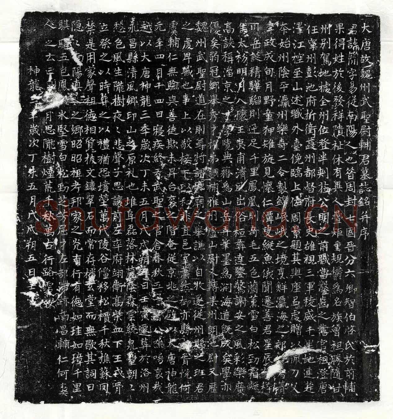 唐辅简墓誌(大唐故魏州武圣尉辅君墓誌铭并序)