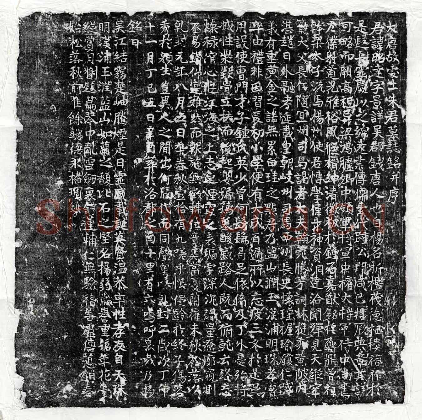唐朱昭达墓誌(大唐故处士朱君墓誌铭并序)