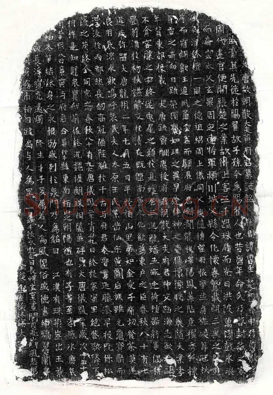 唐黄曹生墓誌(大唐故朝散大夫黄府君墓志铭)