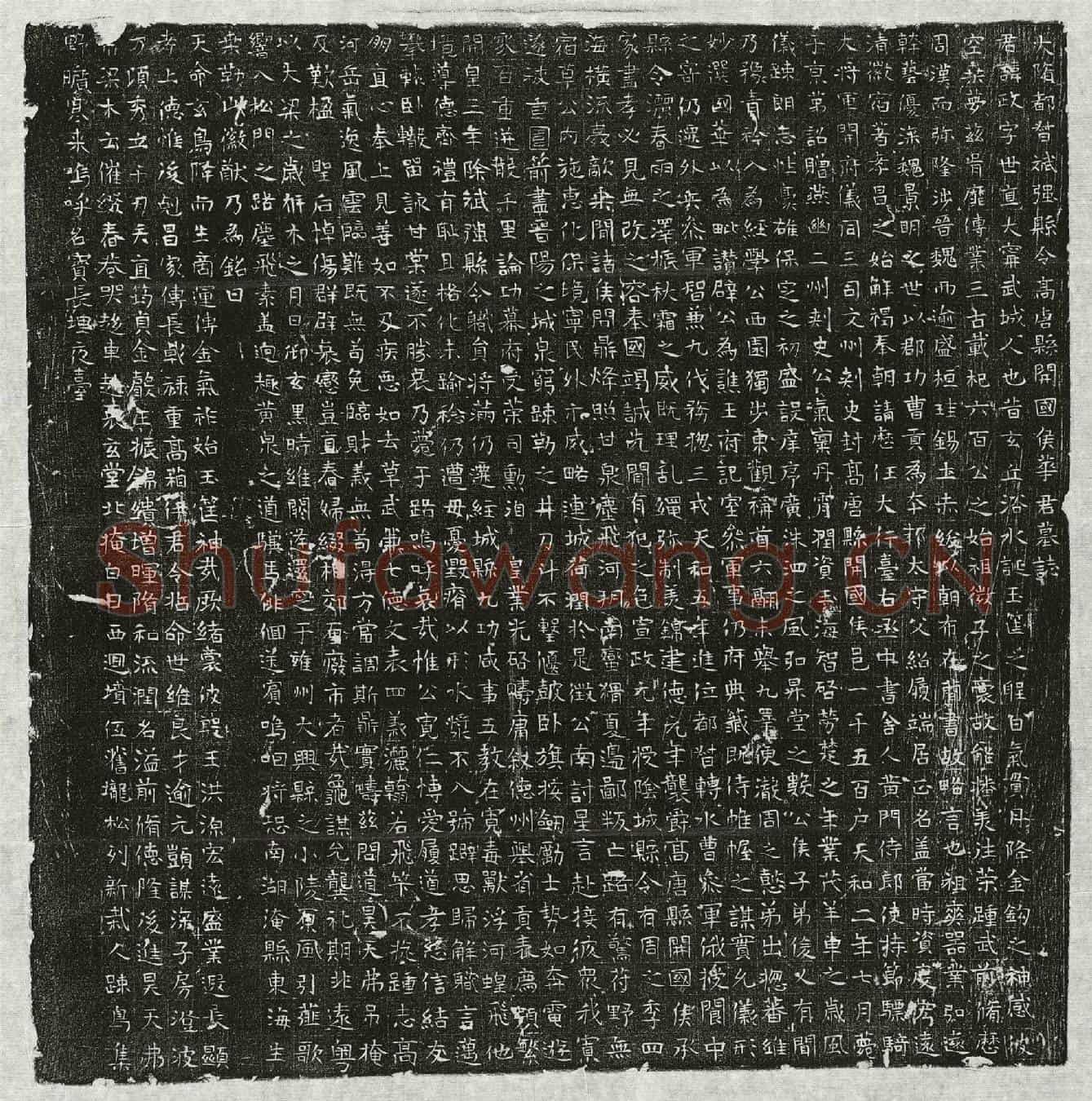 隋华政墓誌(大隋都督斌强县令高唐县开国侯华君墓誌)