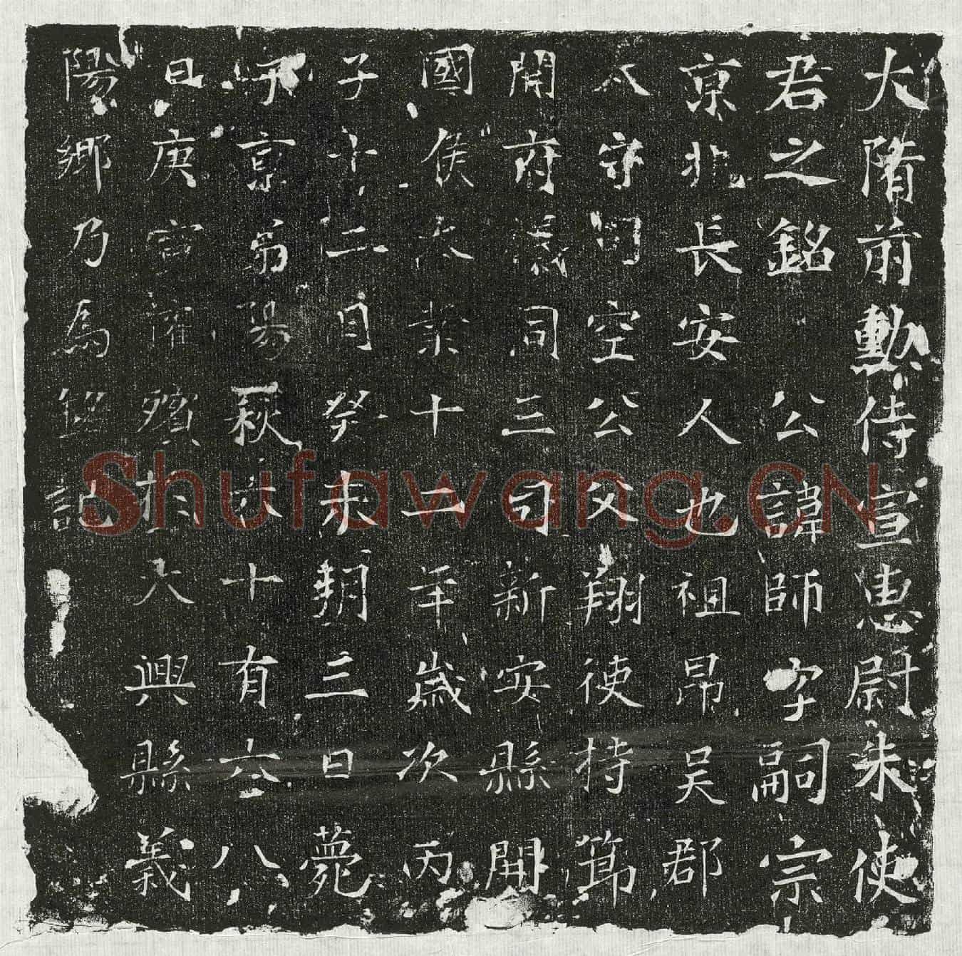 隋朱师墓誌(大隋前勋侍宣惠尉朱使君之铭)