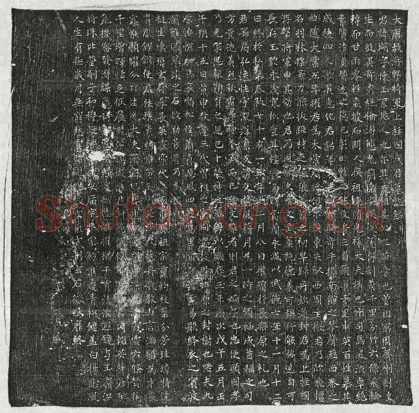 唐戎瑚墓誌(大唐故游击将军上柱国戎君墓誌铭并序)