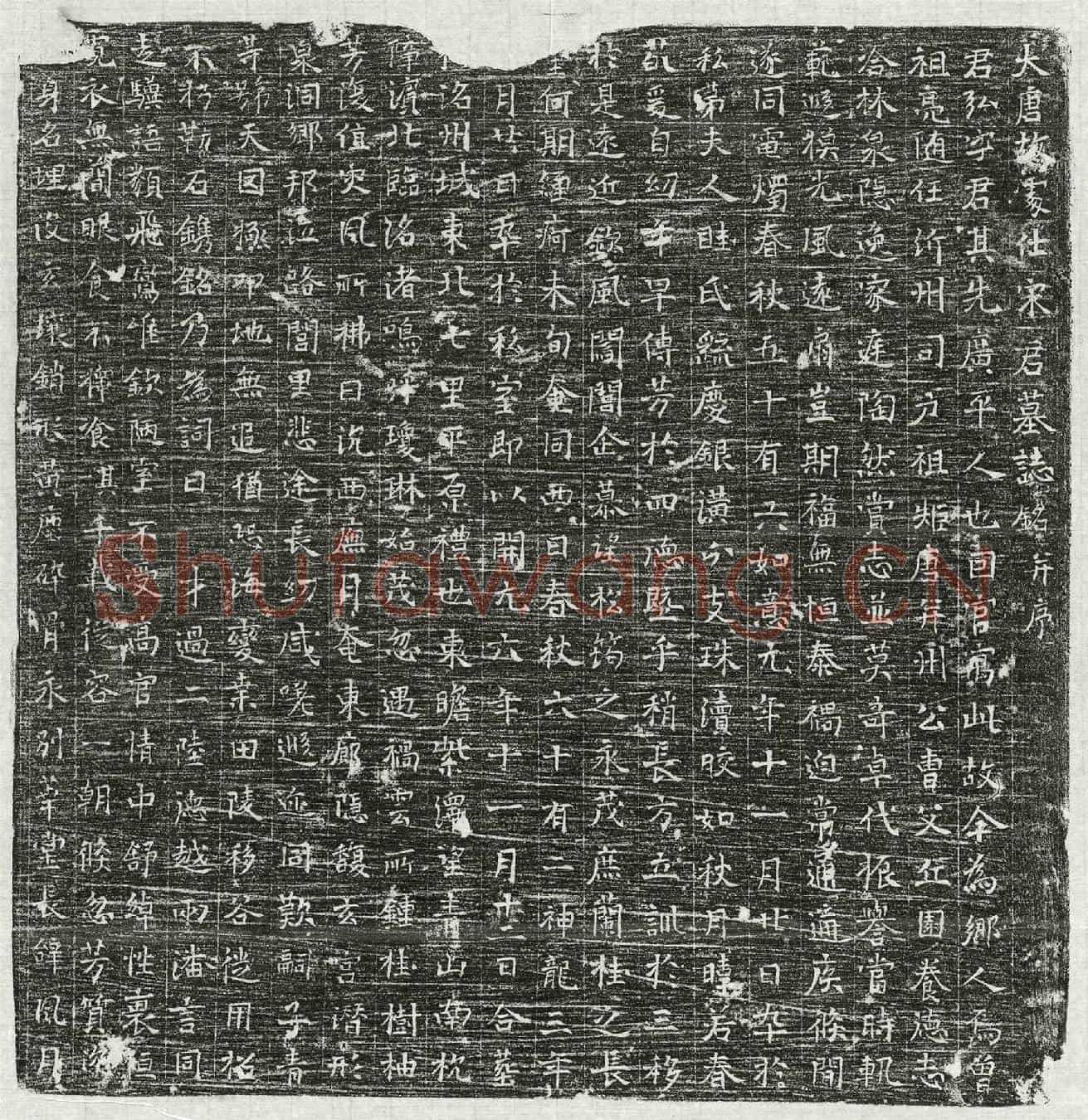 唐宋君弘墓誌(大唐故处仕宋君墓誌铭并序)