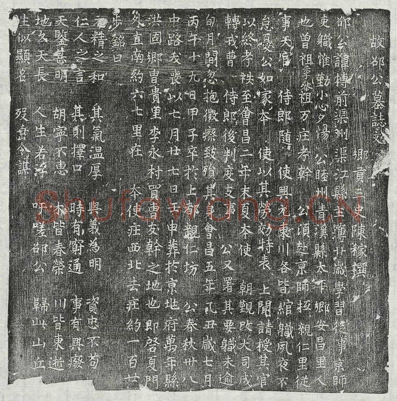 唐邵抟墓誌(故邵公墓誌文)