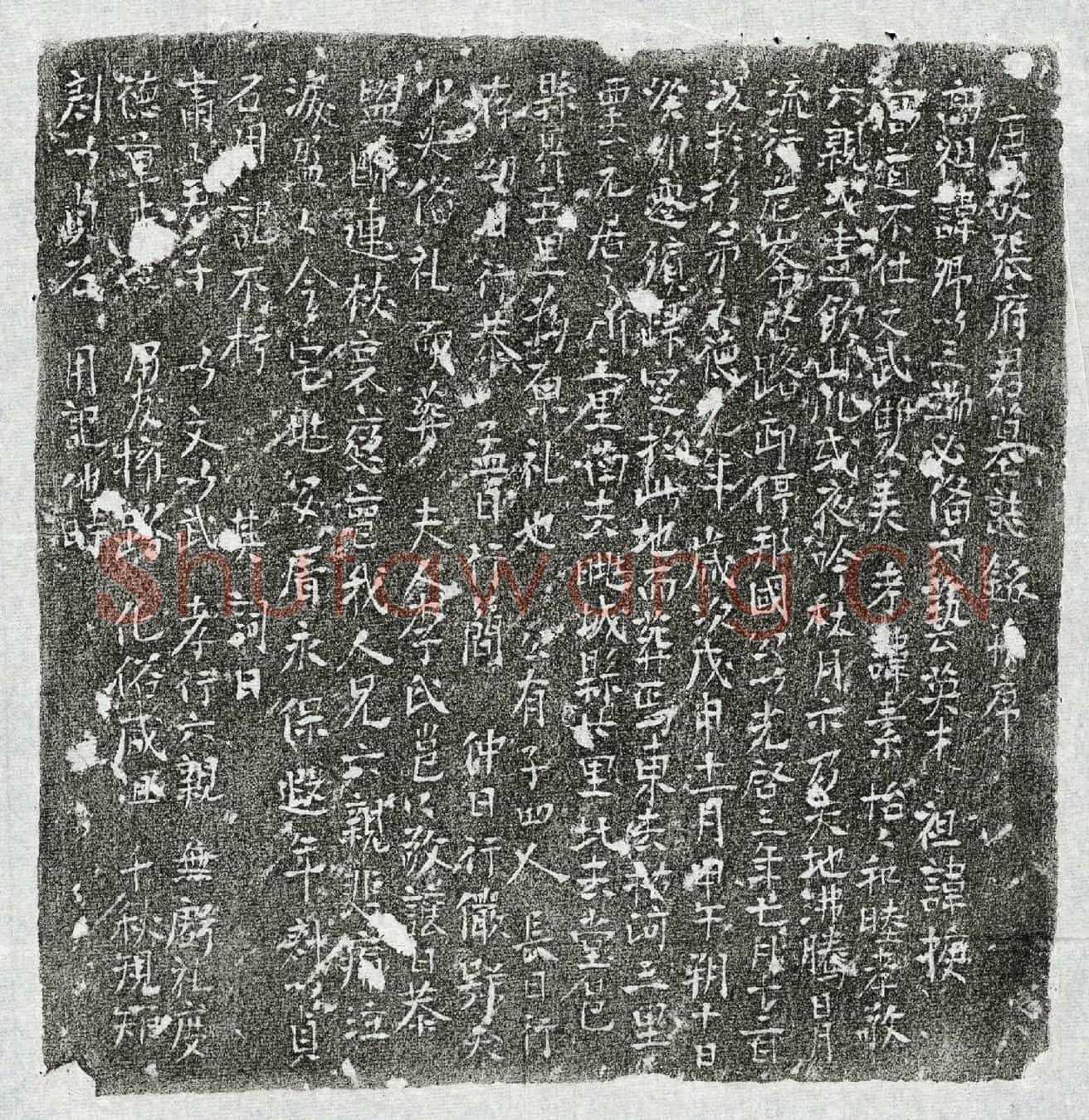 唐张君墓誌(唐故张府君墓誌铭并序)