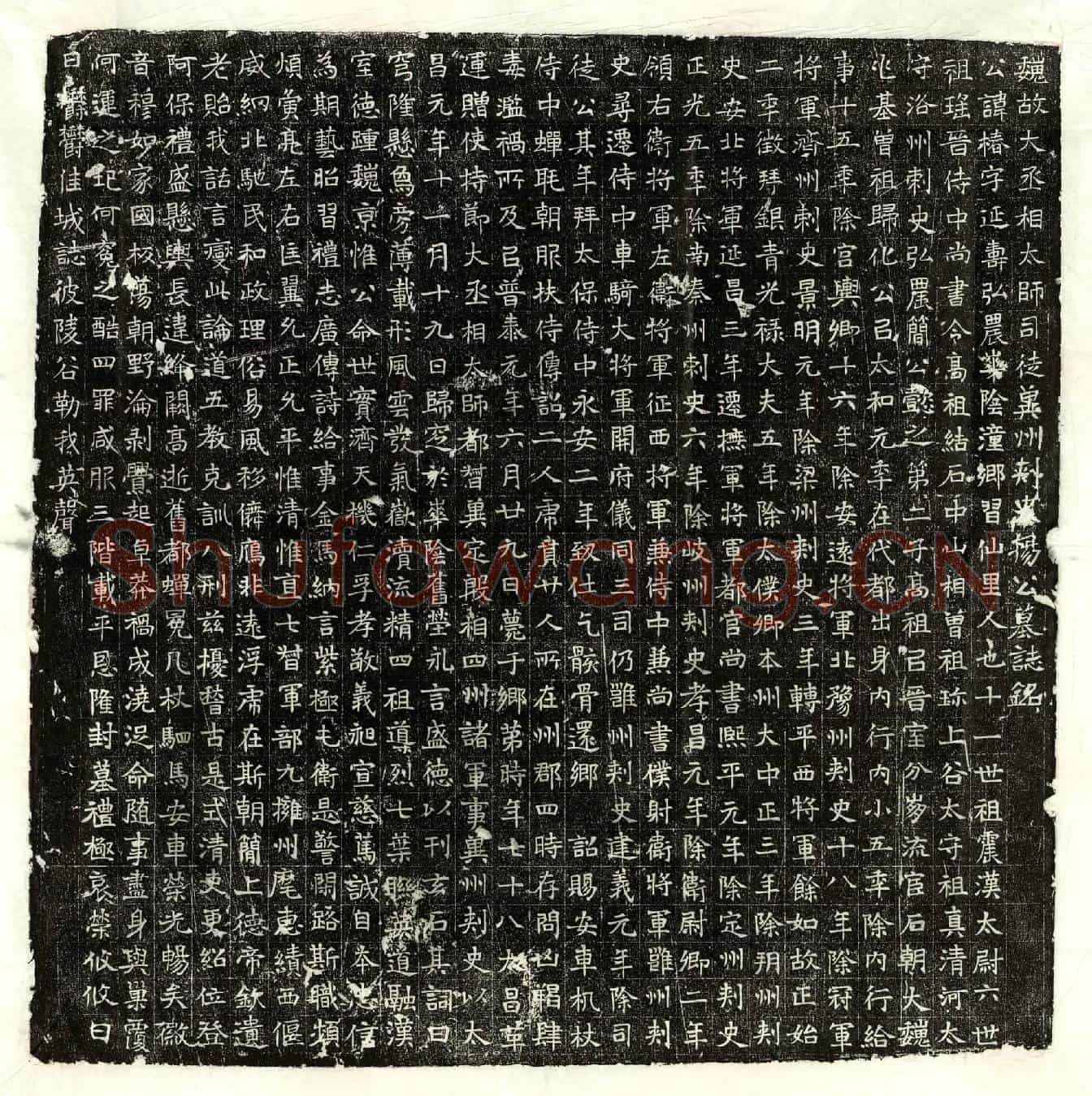 北朝杨椿墓誌(魏故大丞相太师司徒冀州刺史杨公墓誌铭)