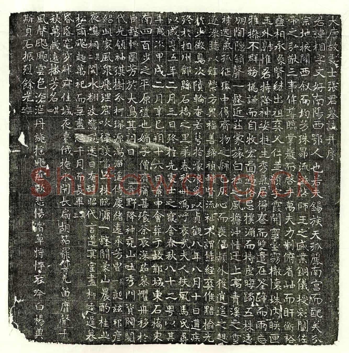 唐张相墓誌(大唐故处士张君墓誌并序)