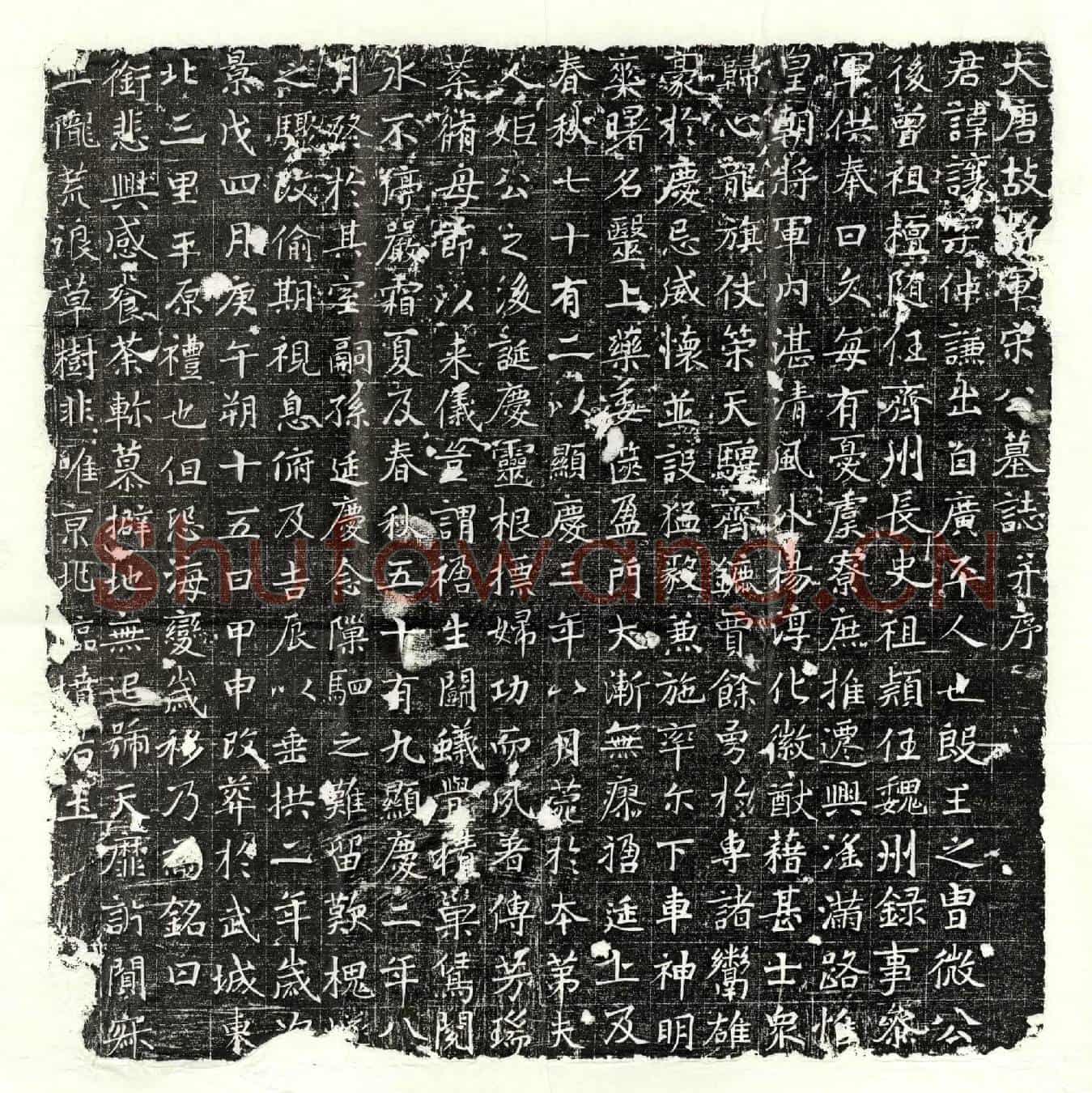 唐宋让墓誌(大唐故将军宋公墓誌并序)