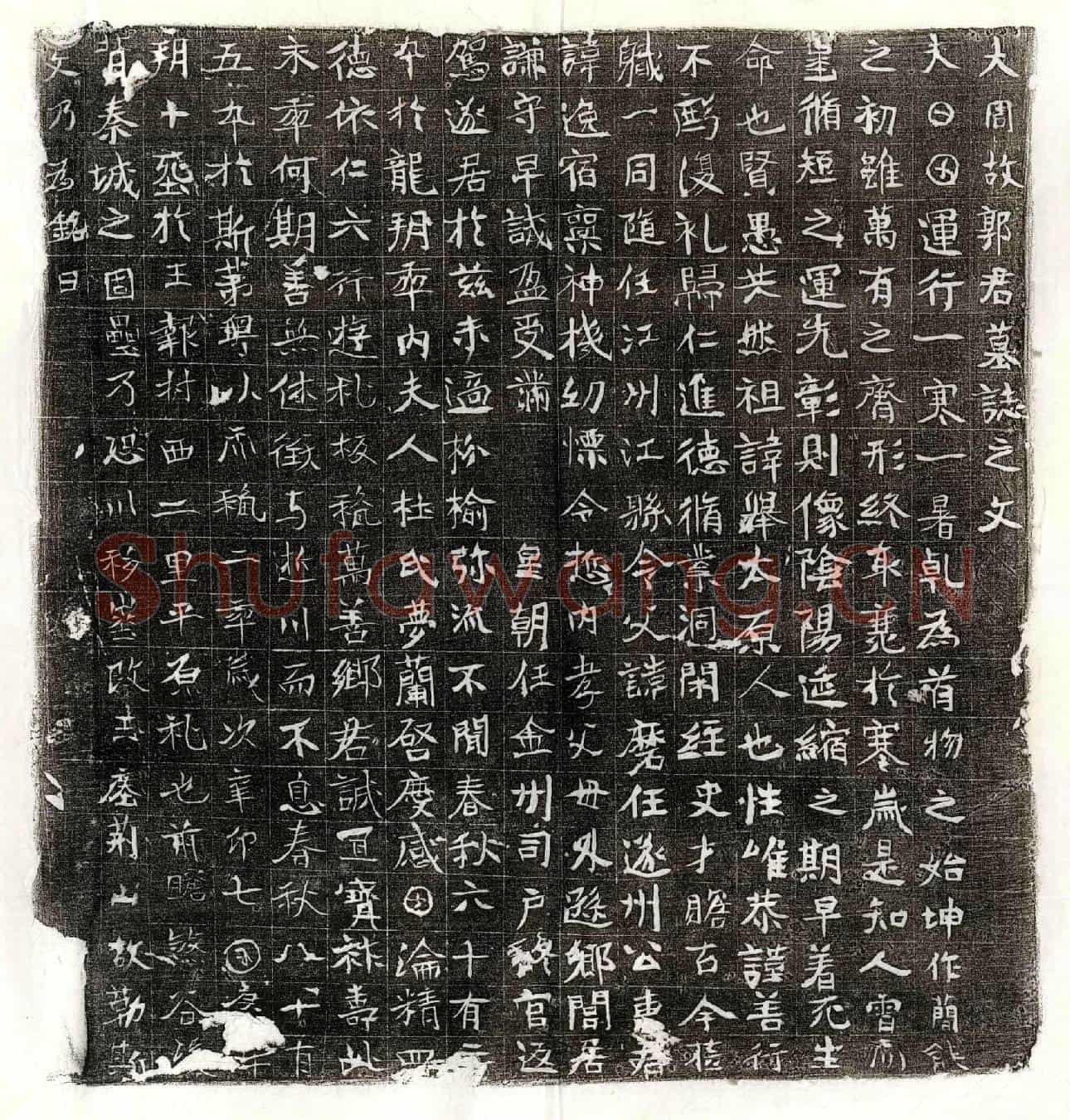 唐郭逸墓誌(大周故郭君墓誌之文)