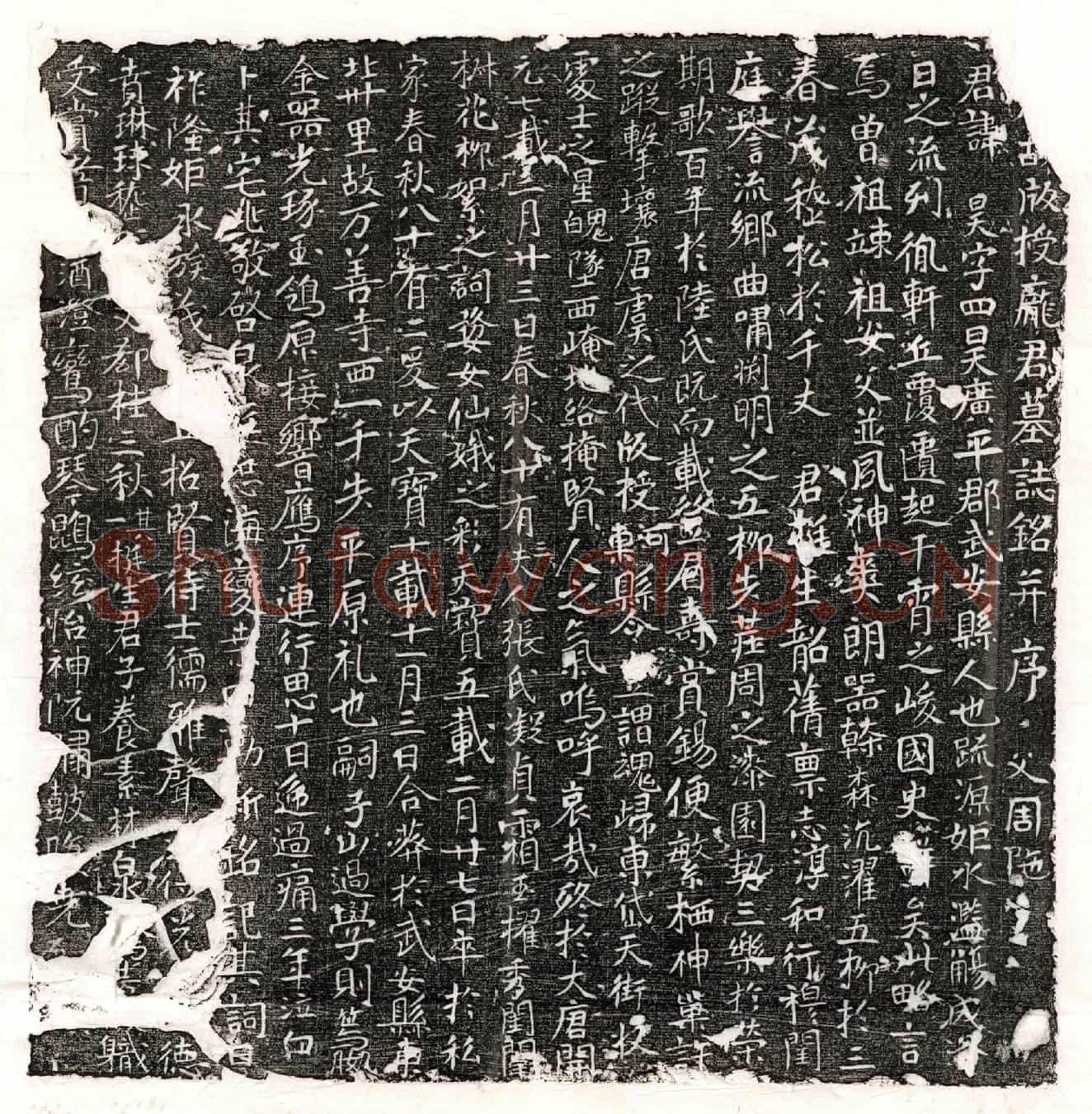 唐庞昊墓誌(【唐】故版授庞君墓誌铭并序)