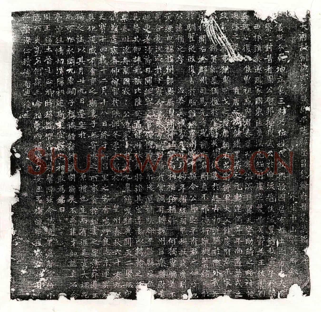 唐韩损之墓誌(大唐故朝议郎行陕郡平陆县丞昌黎韩府君墓誌铭并序)
