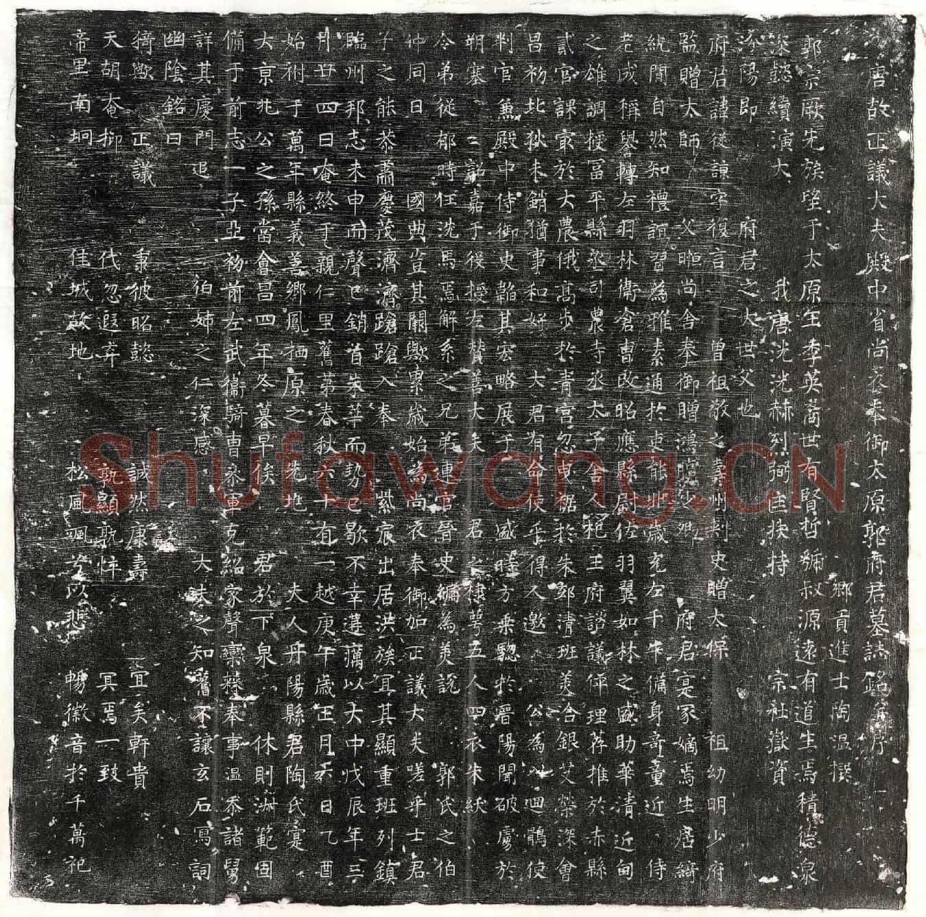唐郭从谅墓誌(唐故正议大夫殿中省尚衣奉御太原郭府君墓誌铭并序)