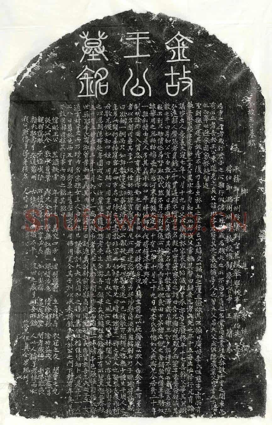 金王琳墓誌(金故王公墓铭)