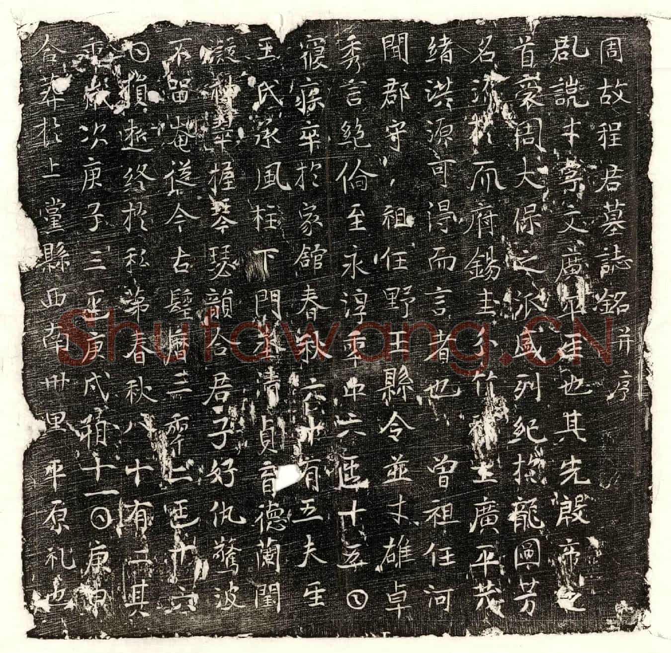 唐程才墓誌(周故程君墓誌铭并序)
