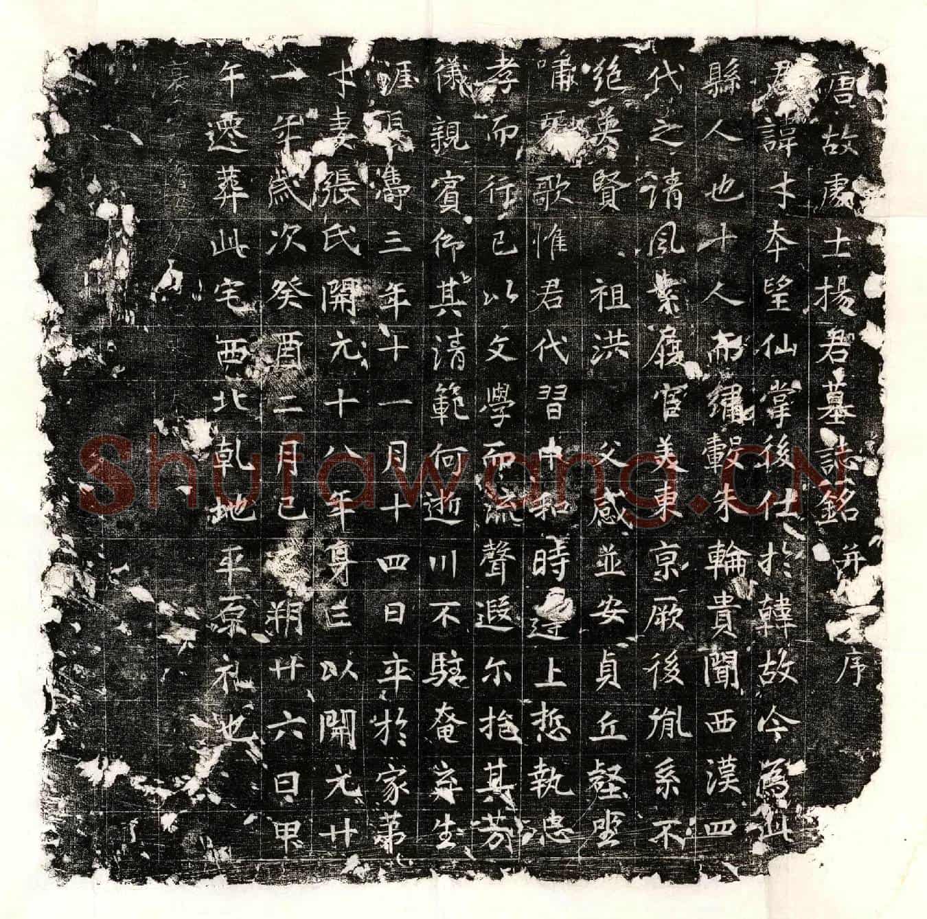 唐扬才墓誌(唐故处士扬君墓誌铭并序)