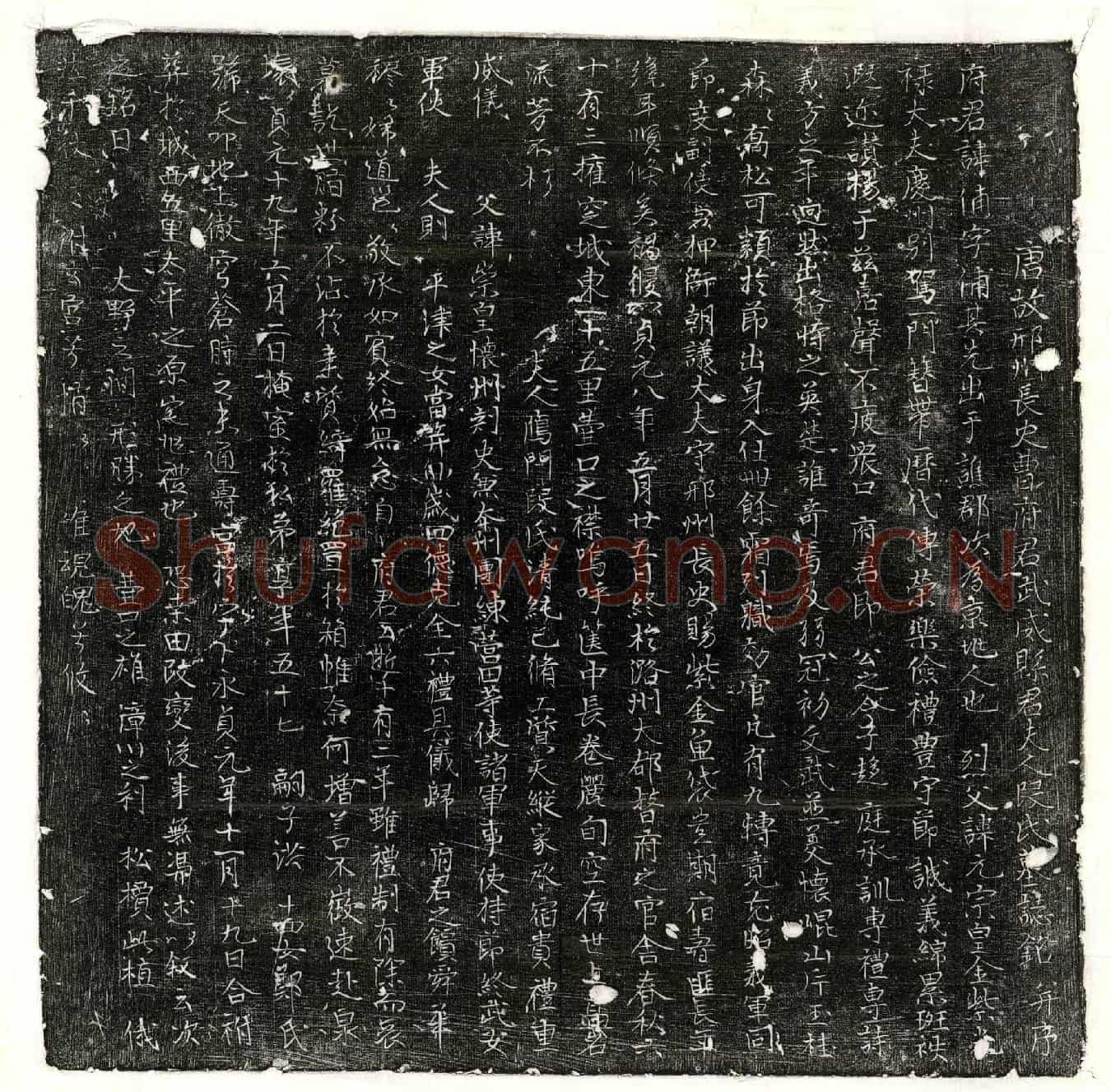 唐曹俌、曹俌妻段氏墓誌(唐故邢州长史曹府君武威县君夫人段氏墓誌铭并序)