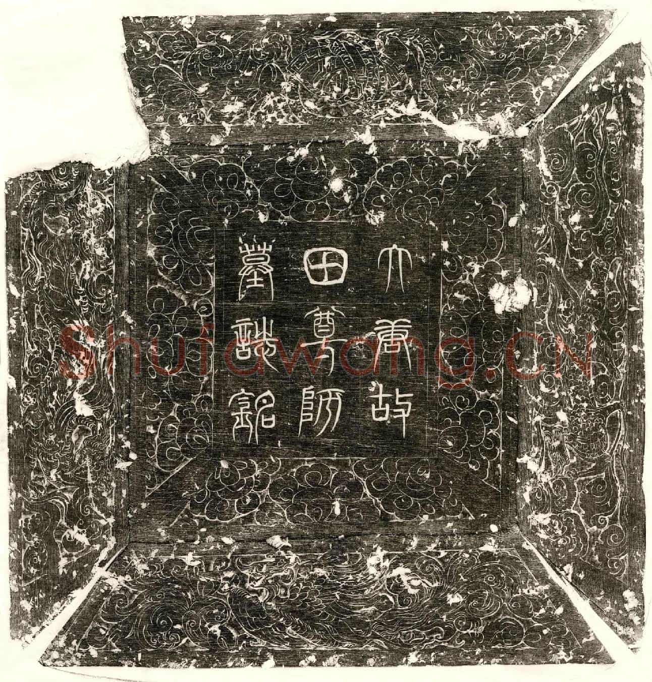 唐尊师田僓墓誌(唐景龙观威仪检校修功德使田尊师墓誌铭并序)