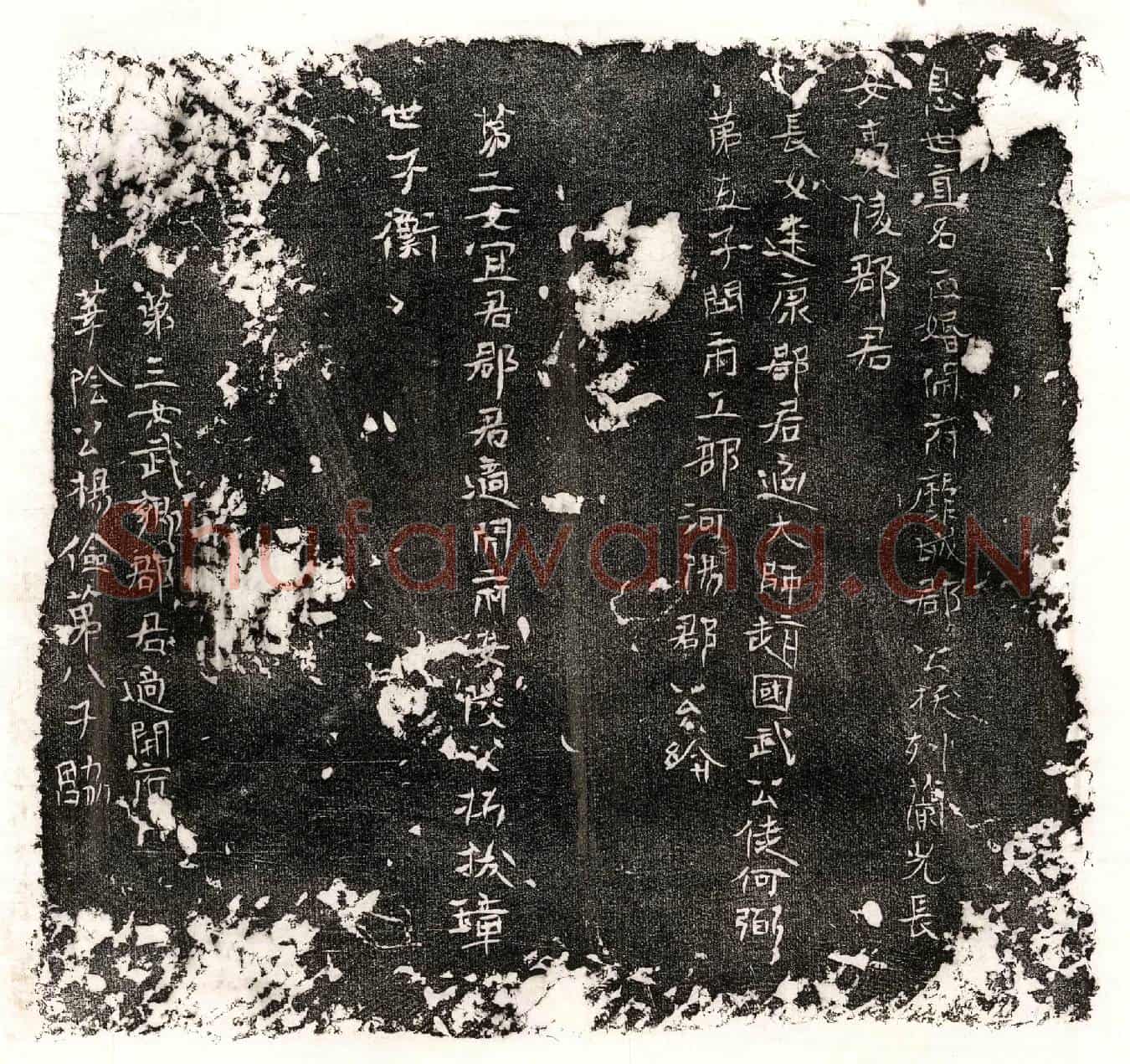 北朝宇文君妻拓拔富娄罗墓誌(周使持莭车骑大将军仪同三司大都督桒乾县开国伯宗子宇文正母大夫人河阳郡君拓拔氏墓)