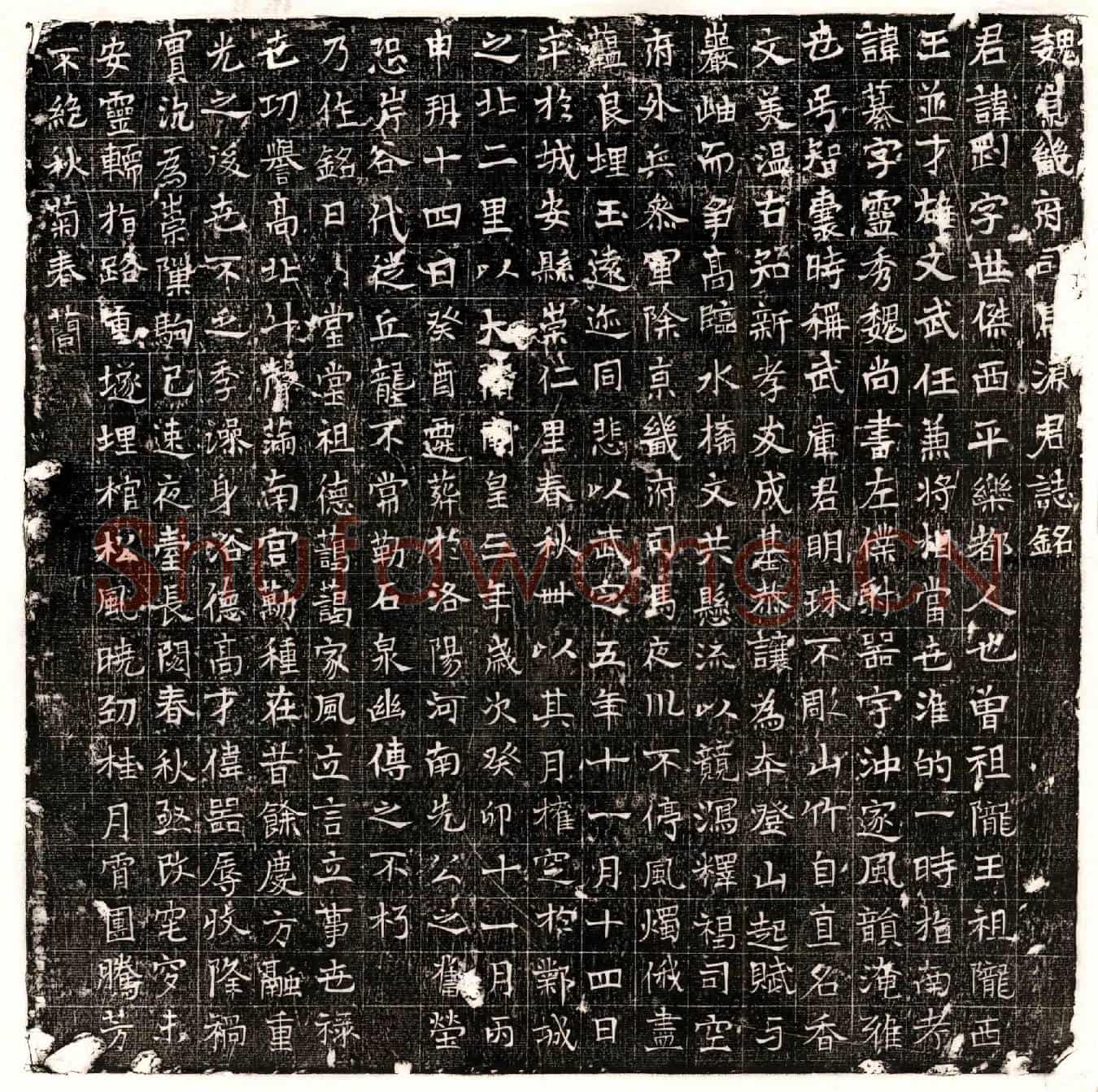 隋源刚墓誌(魏京畿府司马源君誌铭)