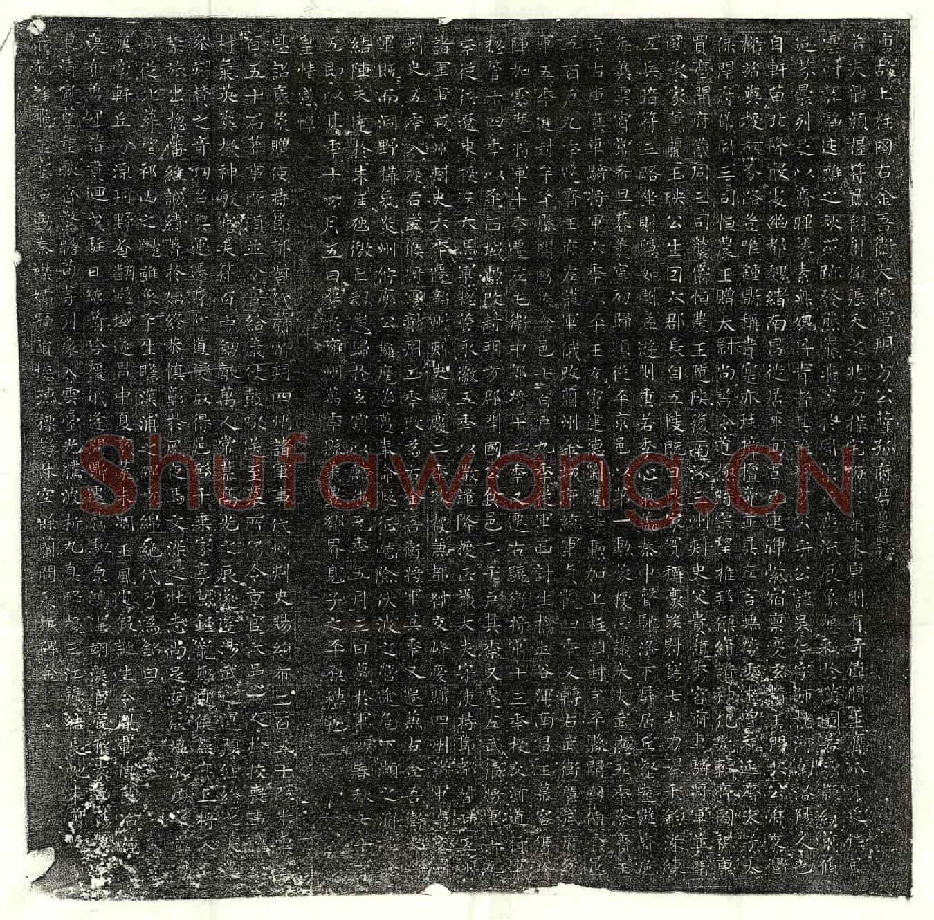 唐萨孤吴仁墓誌(唐故上柱国右金吾卫大将军朔方公萨孤府君墓誌)