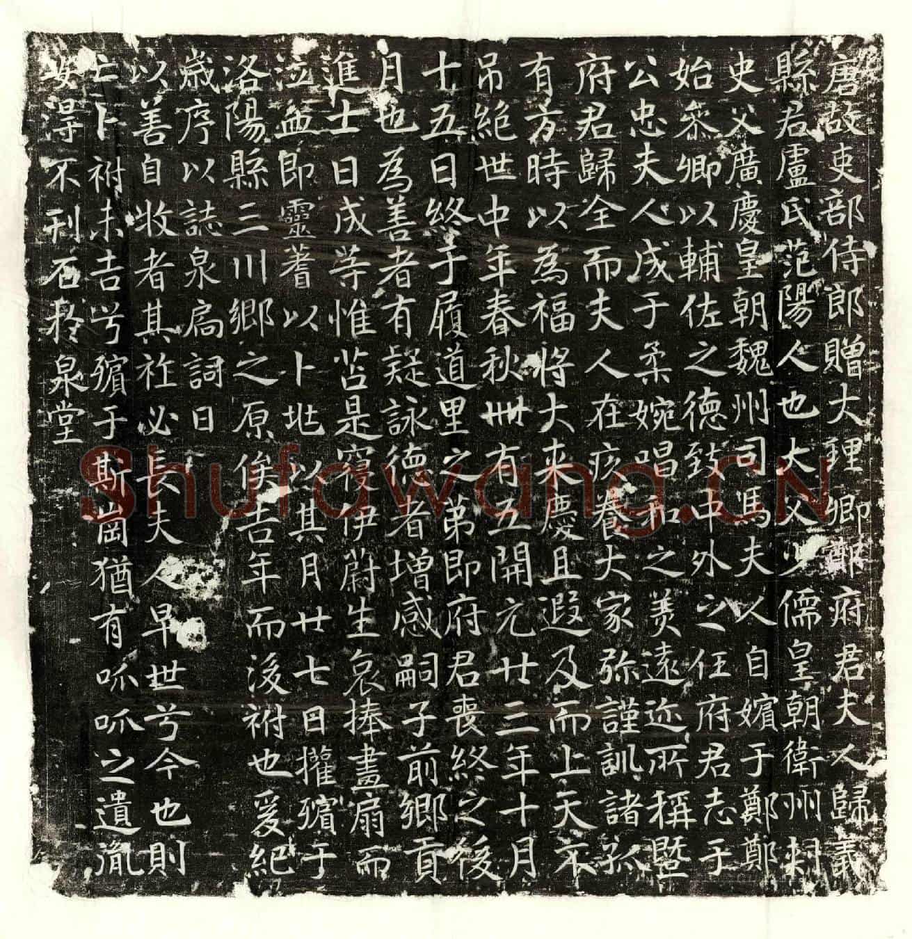 唐郑君妻卢氏墓誌